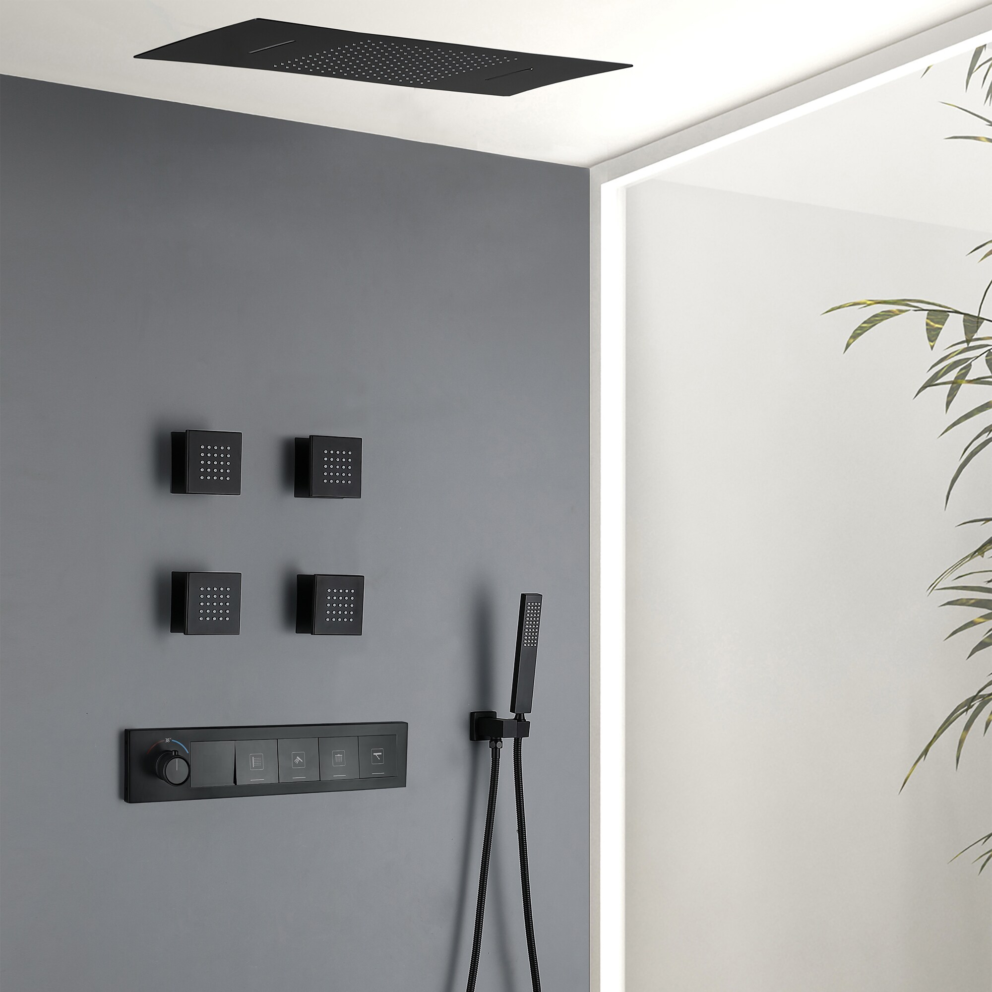 MODLAND MDL1SS26MB9 Showerhead-Bar-Panels - View #2