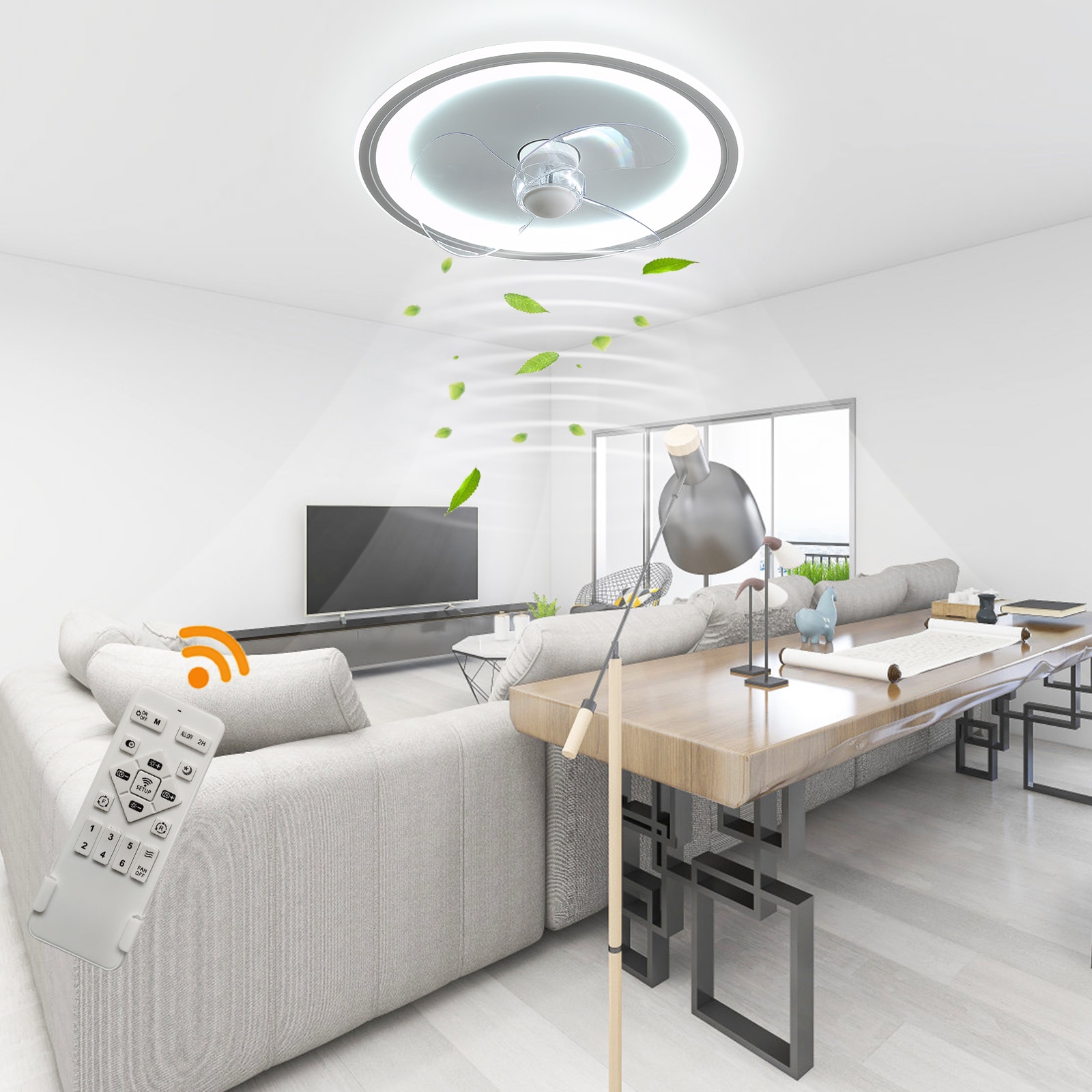 Oukaning HG-HCXLST-4666-US Ceiling-Fans - View #11