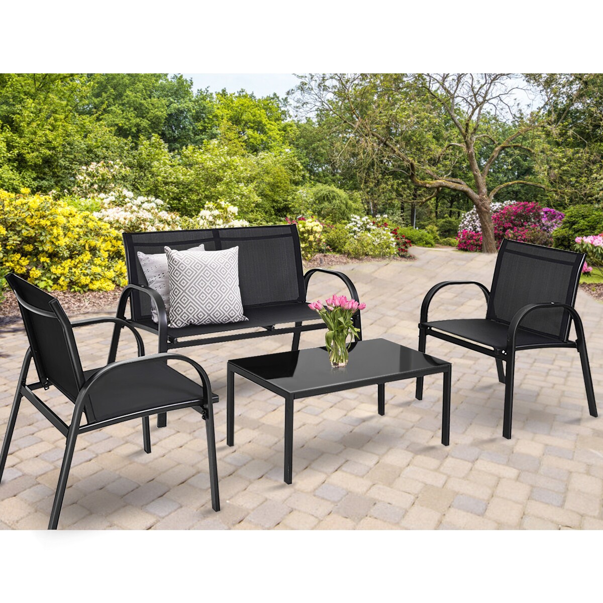 WELLFOR AY-48BL-CY Patio-Conversation-Sets - View #8
