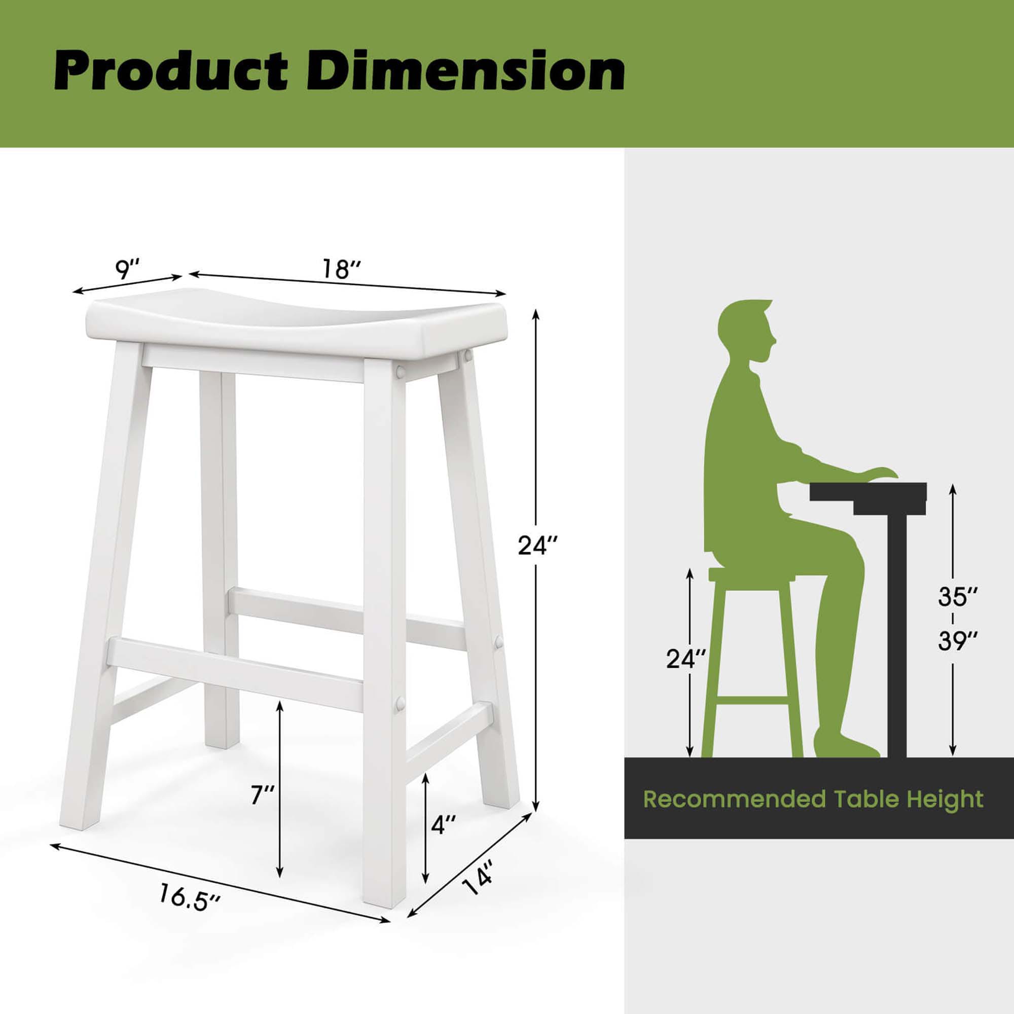 Costway HCST05179 stools - View #2
