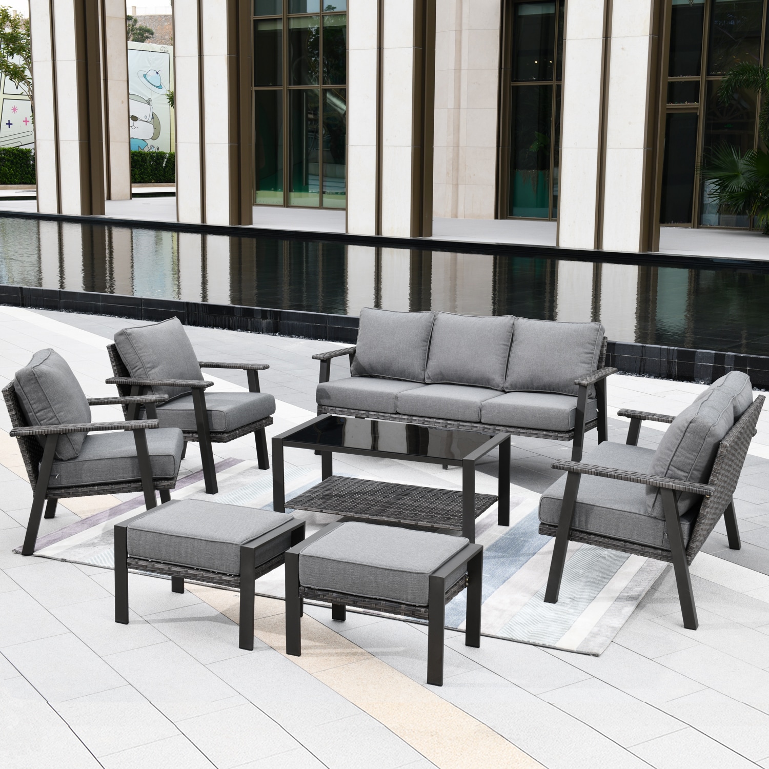 XIZZI XIHWF203 Patio-Conversation-Sets - View #3