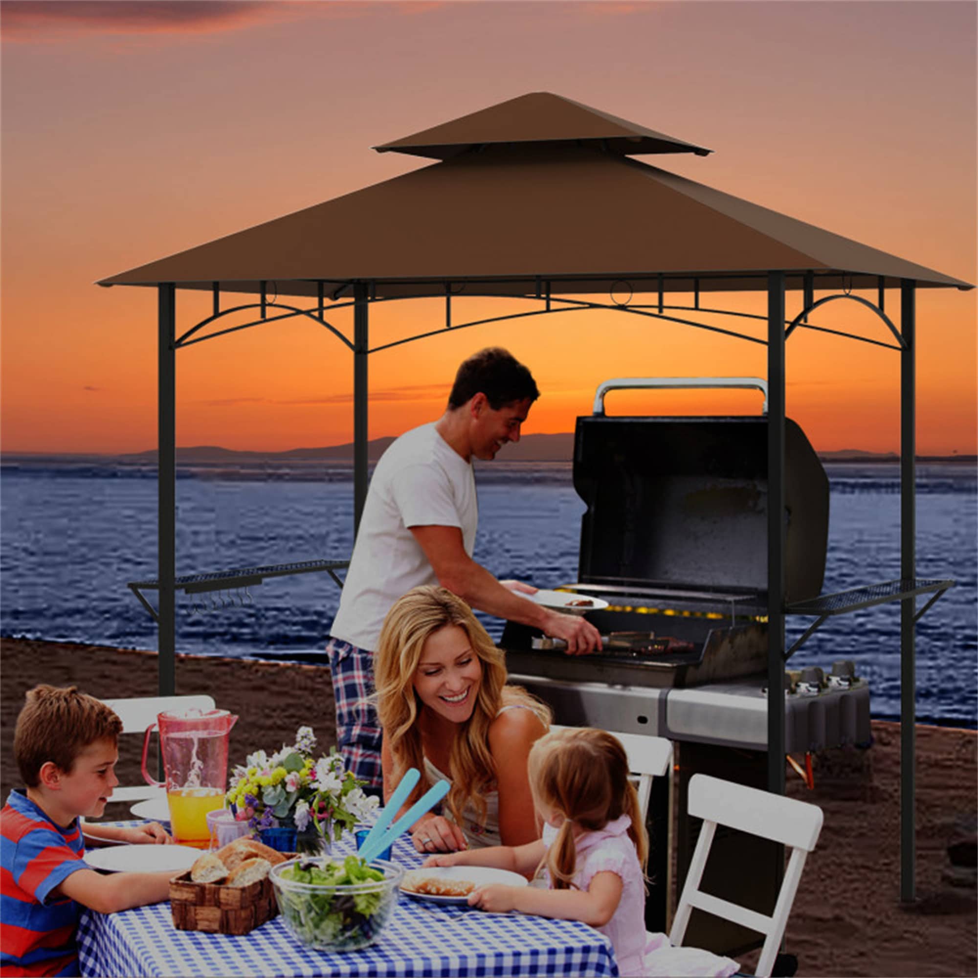 BABOOM BOM-0835BE-CO Wood-Resin-Gazebos - View #5