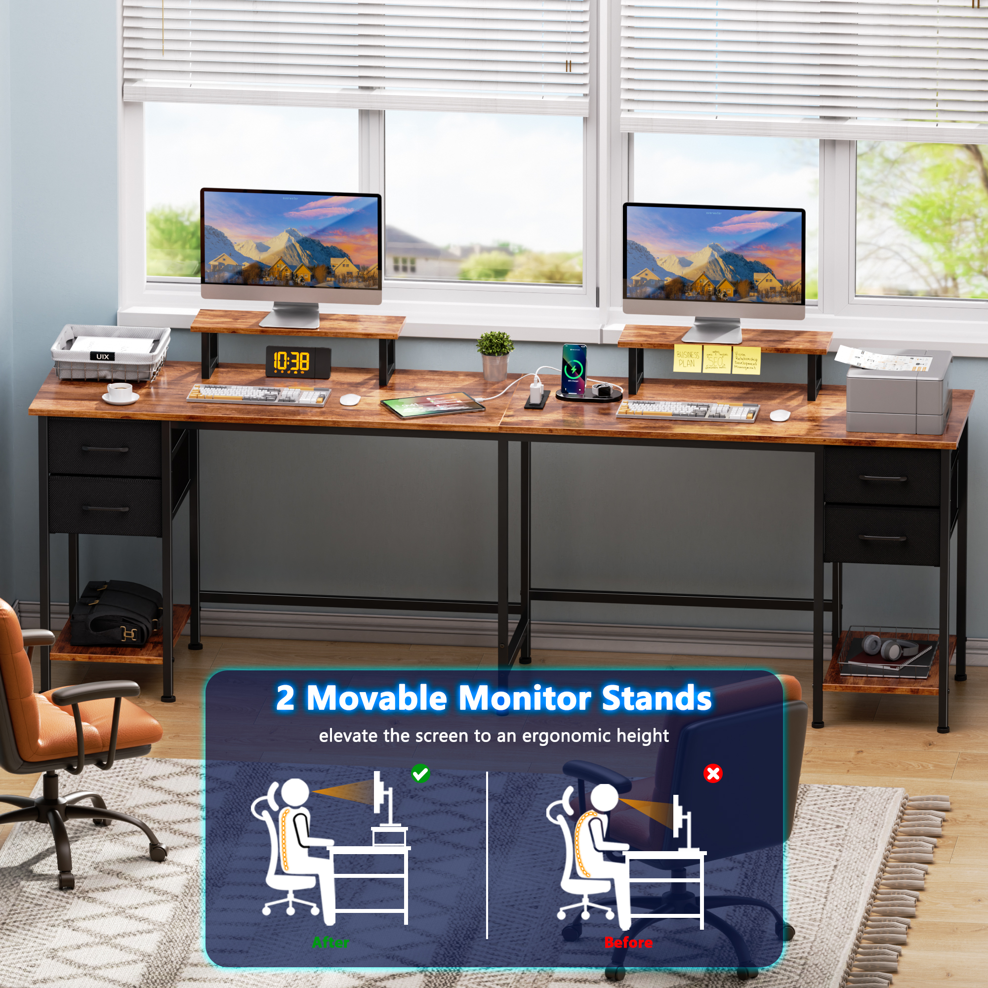 Furologee CD-026V2-C-59-1-RB desks - View #7