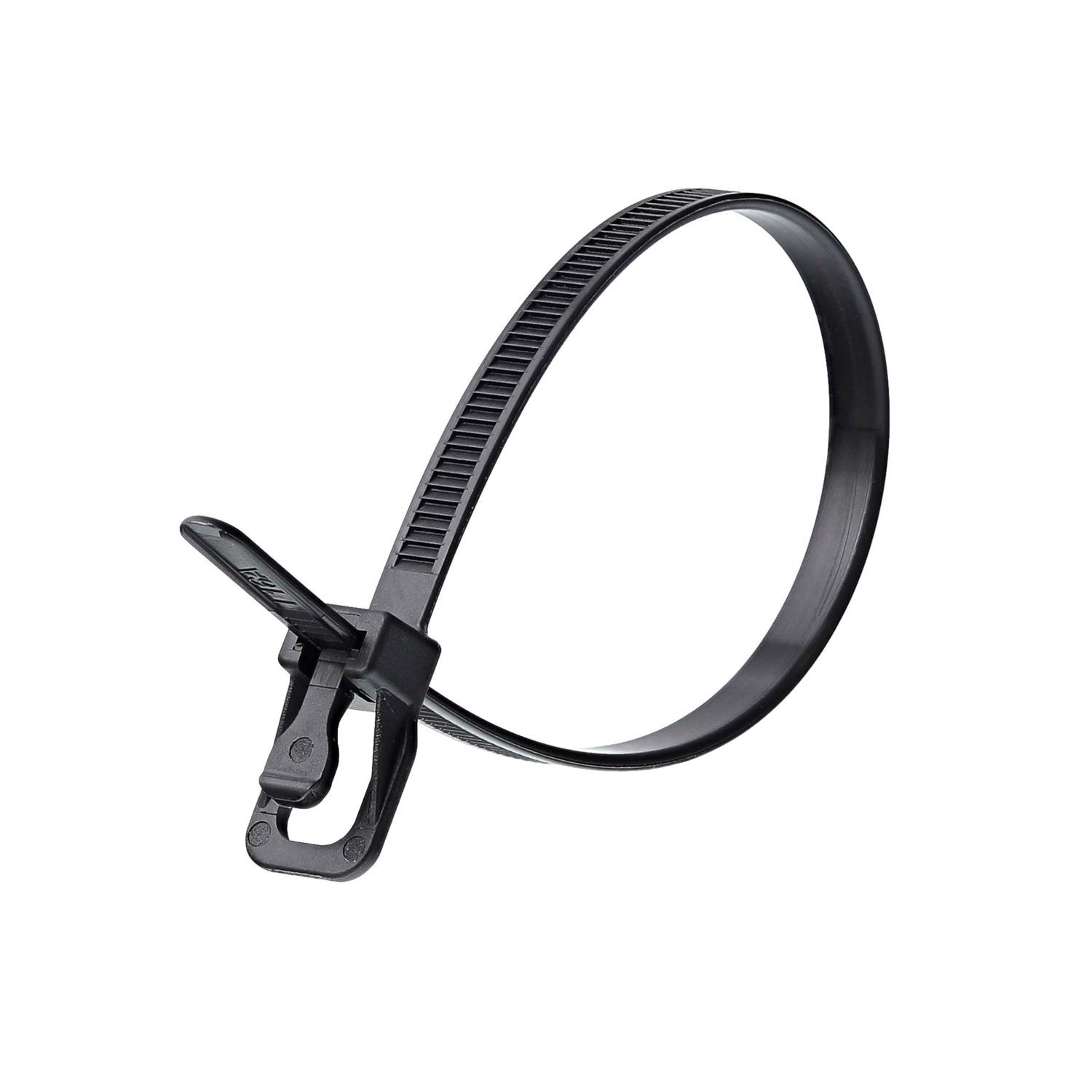 RETYZ EveryTie 6 in. L Black Cable Tie 20 pk #845425028945