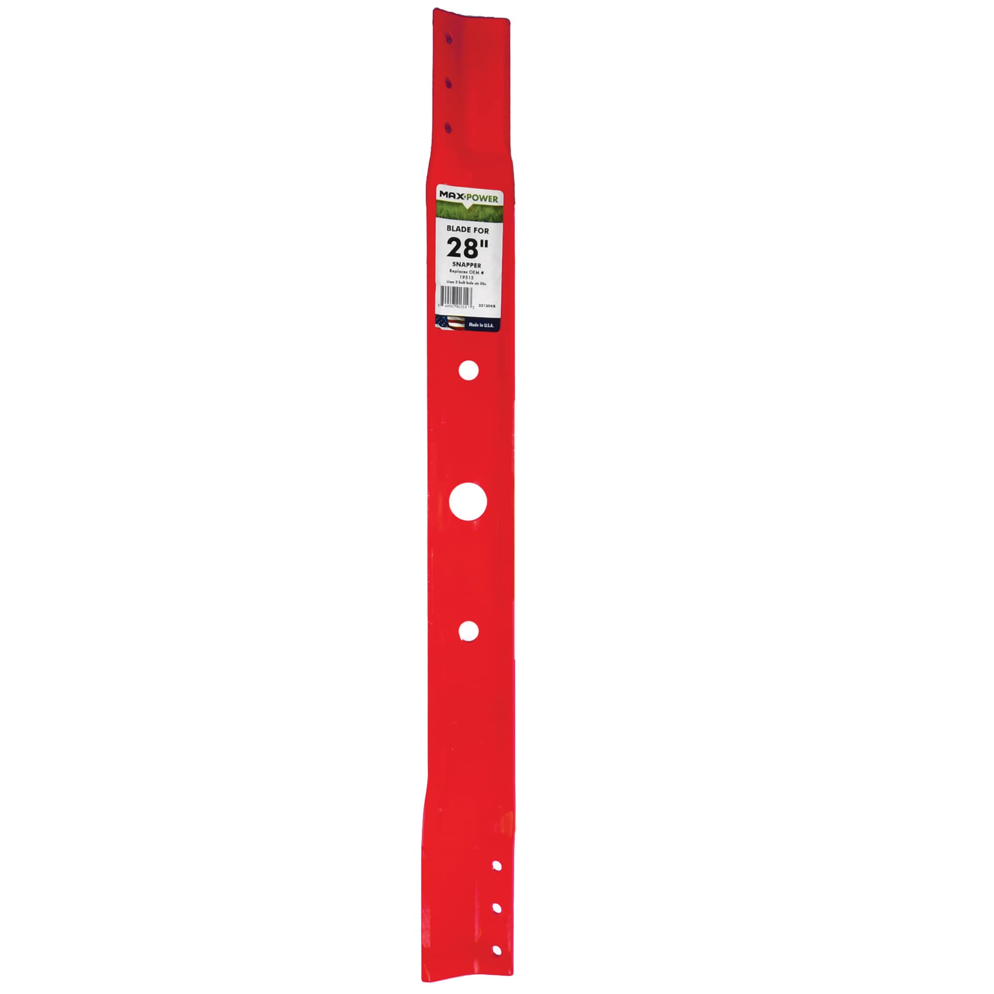 MaxPower 331304B 28-in Deck Standard Mower Blade for Riding Lawn