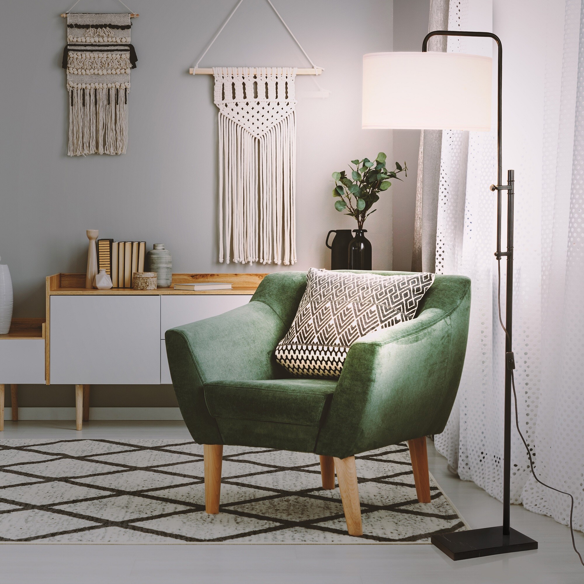 Leo arc floor deals lamp