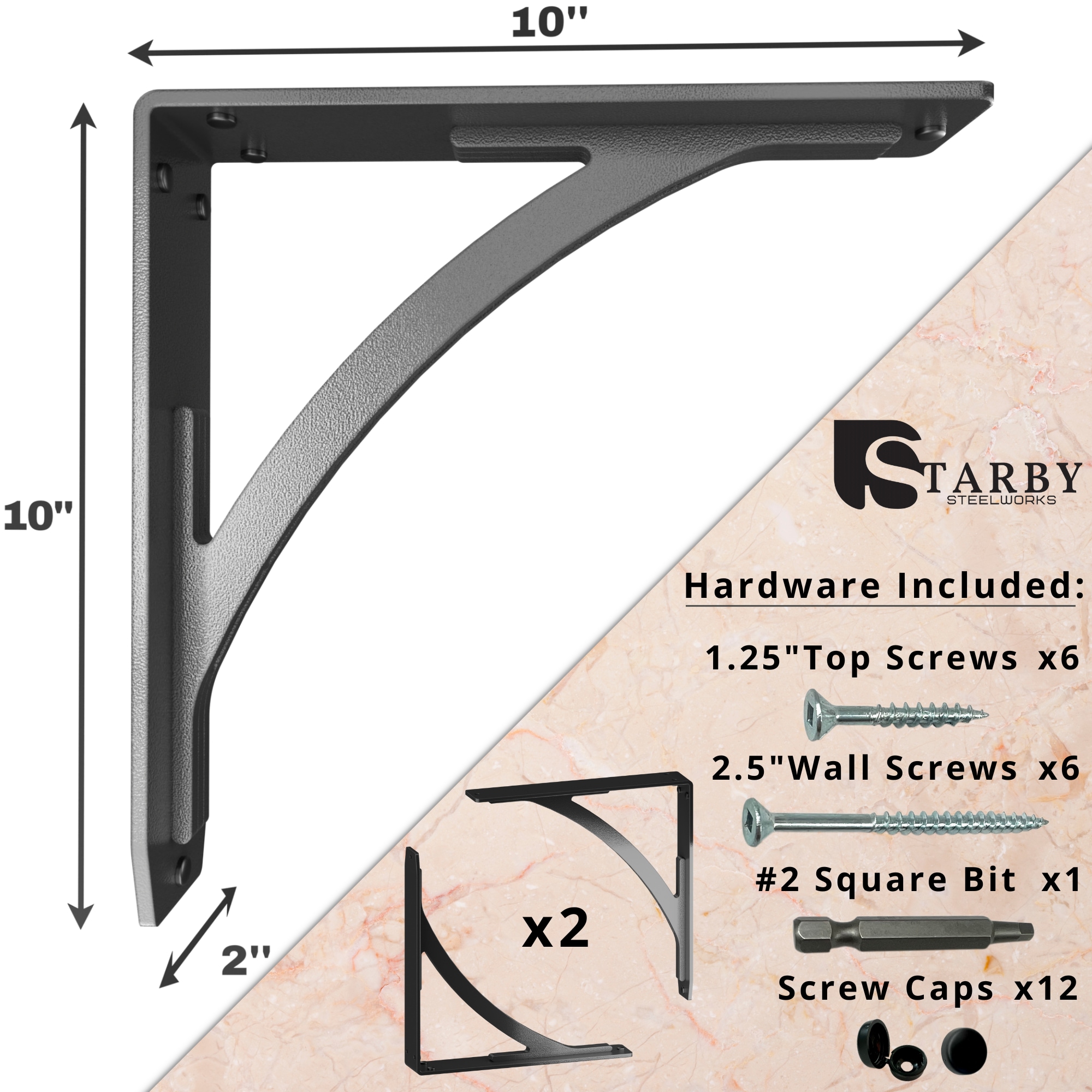 STARBY SB-SULLIVAN-10 Shelving-Hardware - View #3