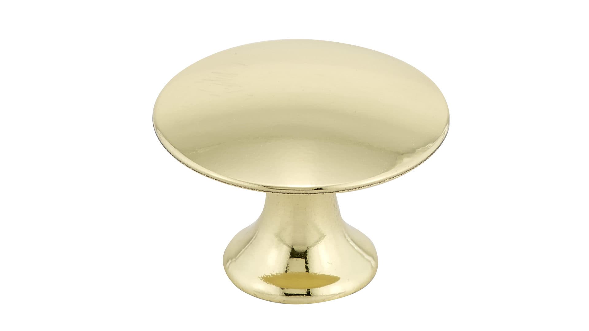 Richelieu BP2445930130 1-3/16-in Brass Round Traditional Cabinet Knob