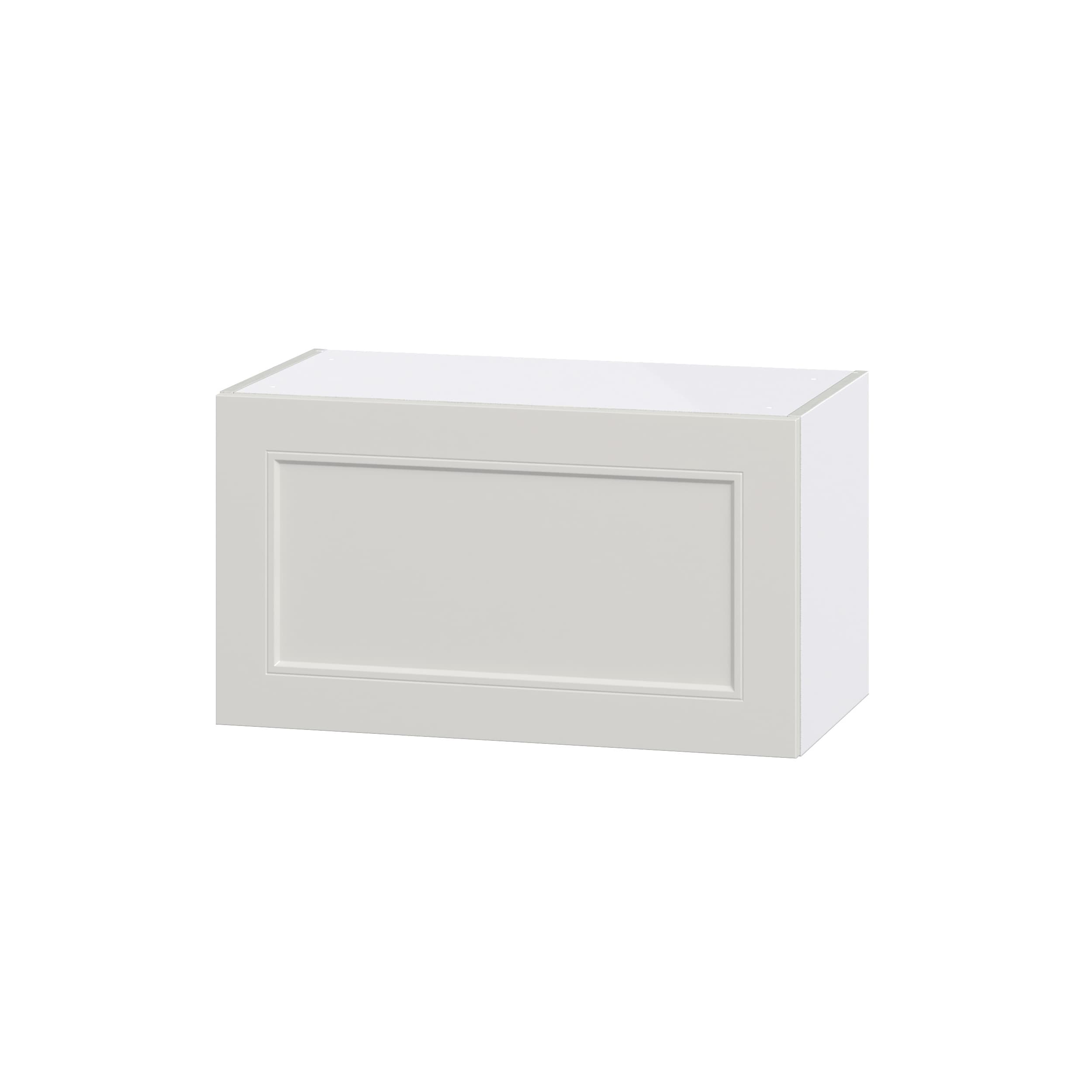 Hugo&Borg Belcourt 27-in W x 15-in H x 24-in D Gray Painted Wall Fully Assembled Cabinet (Recessed Panel Shaker Door Style)