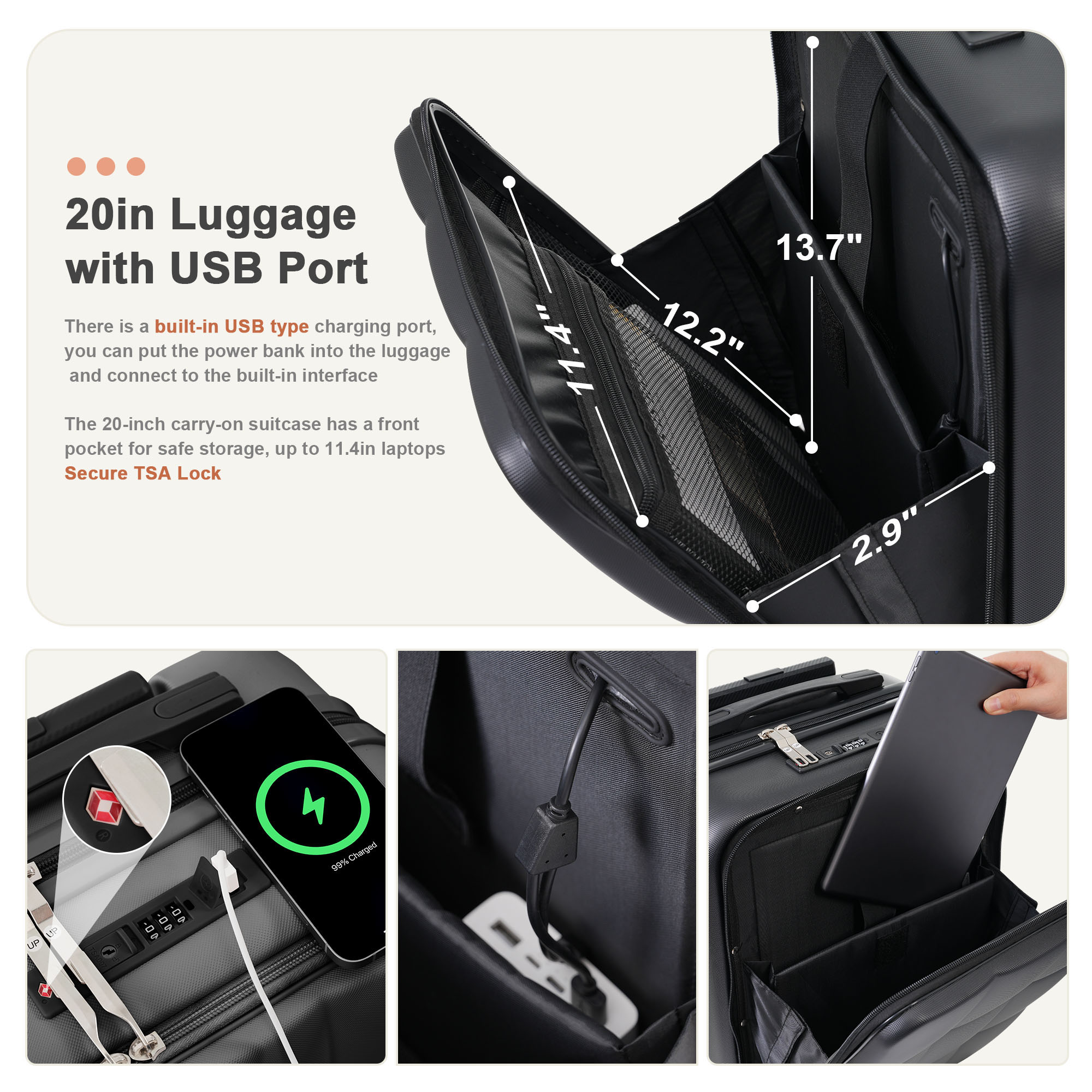 Bybafun YD9600017 Luggage-And-Luggage-Sets - View #11