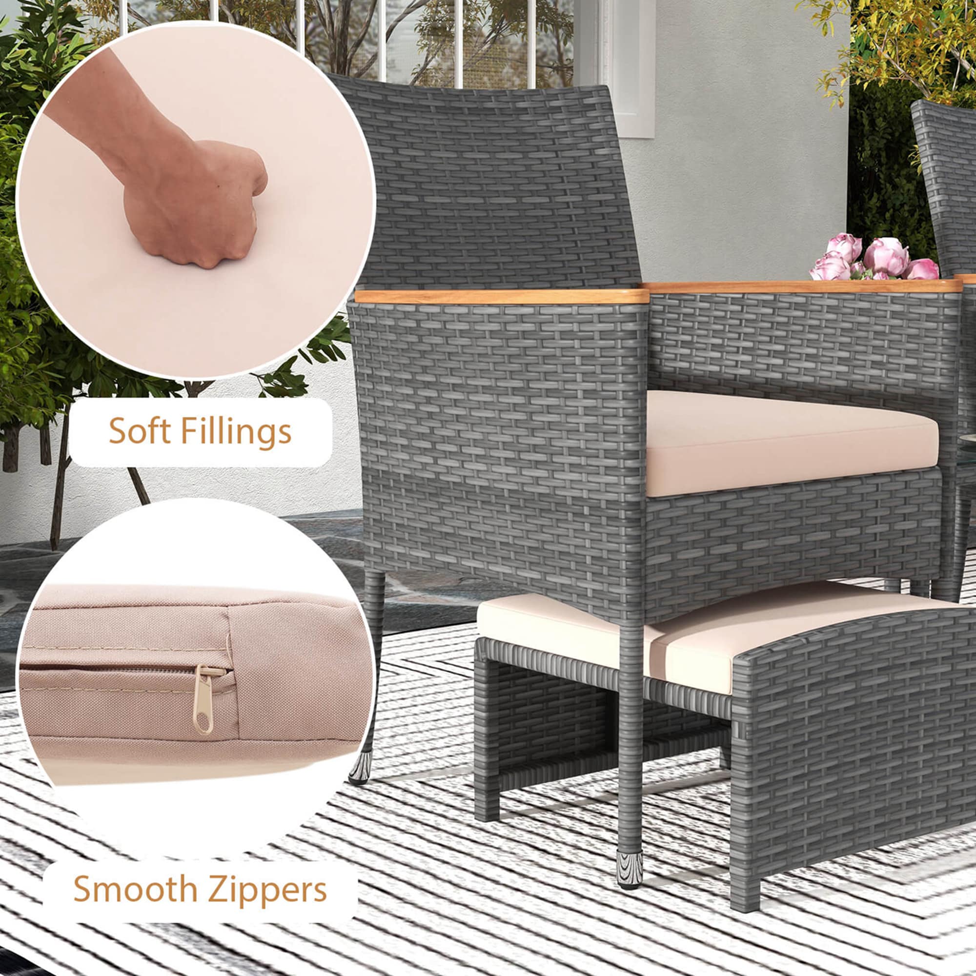 Costway HCST03503 Patio-Conversation-Sets - View #4