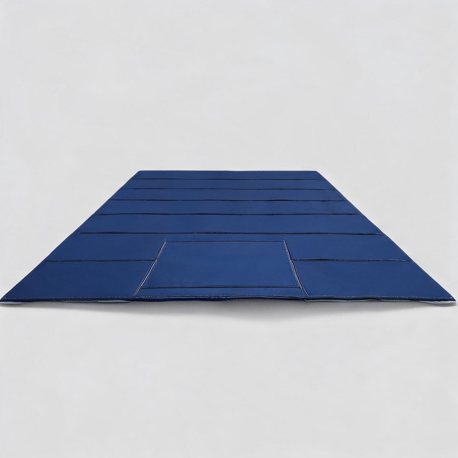 Watnature Blue Mesh Inground Pool Safety Cover with Center Step Triple-Stitched 20x40ft Rectangular