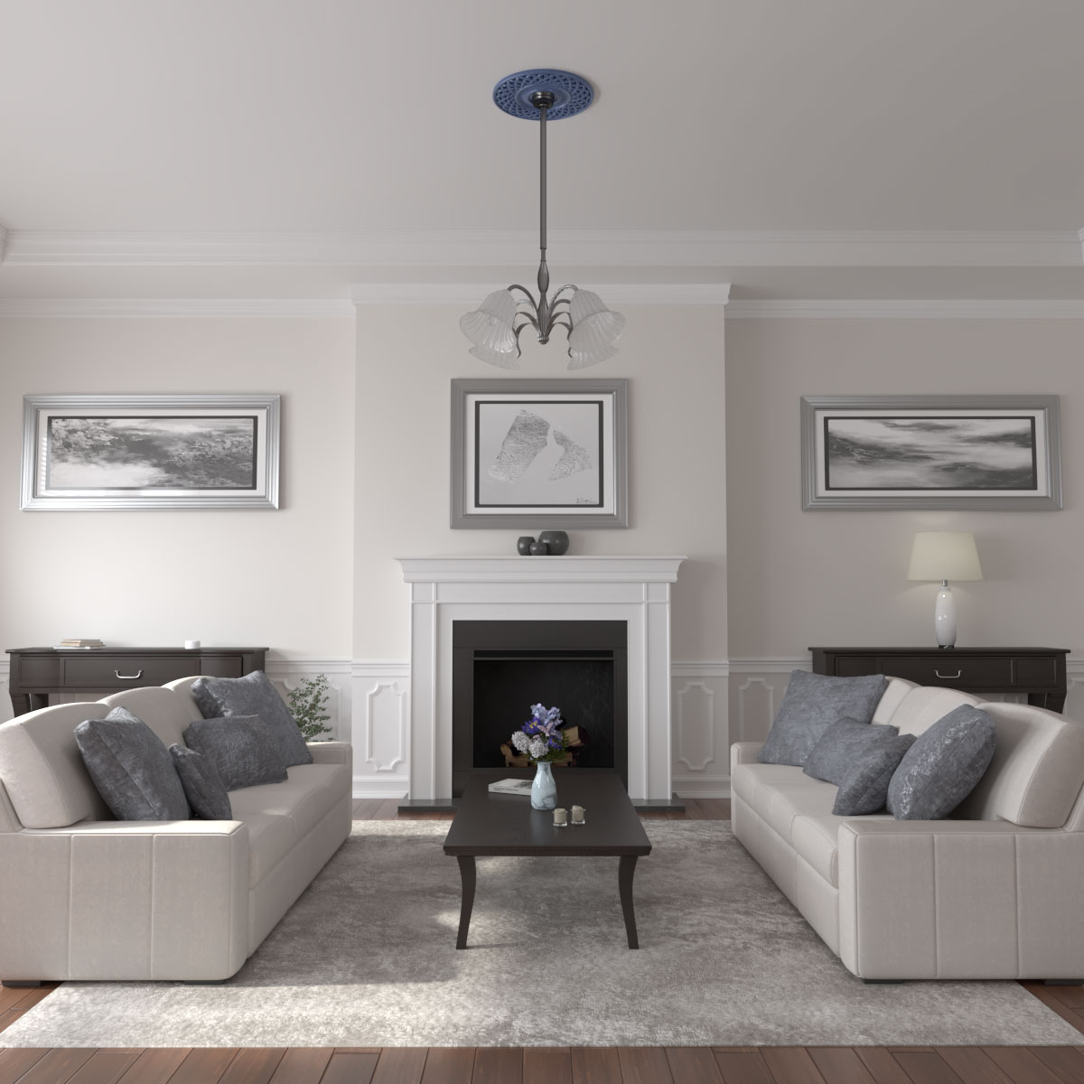 Ekena Millwork CM22RBAMF Ceiling-Medallions - View #4
