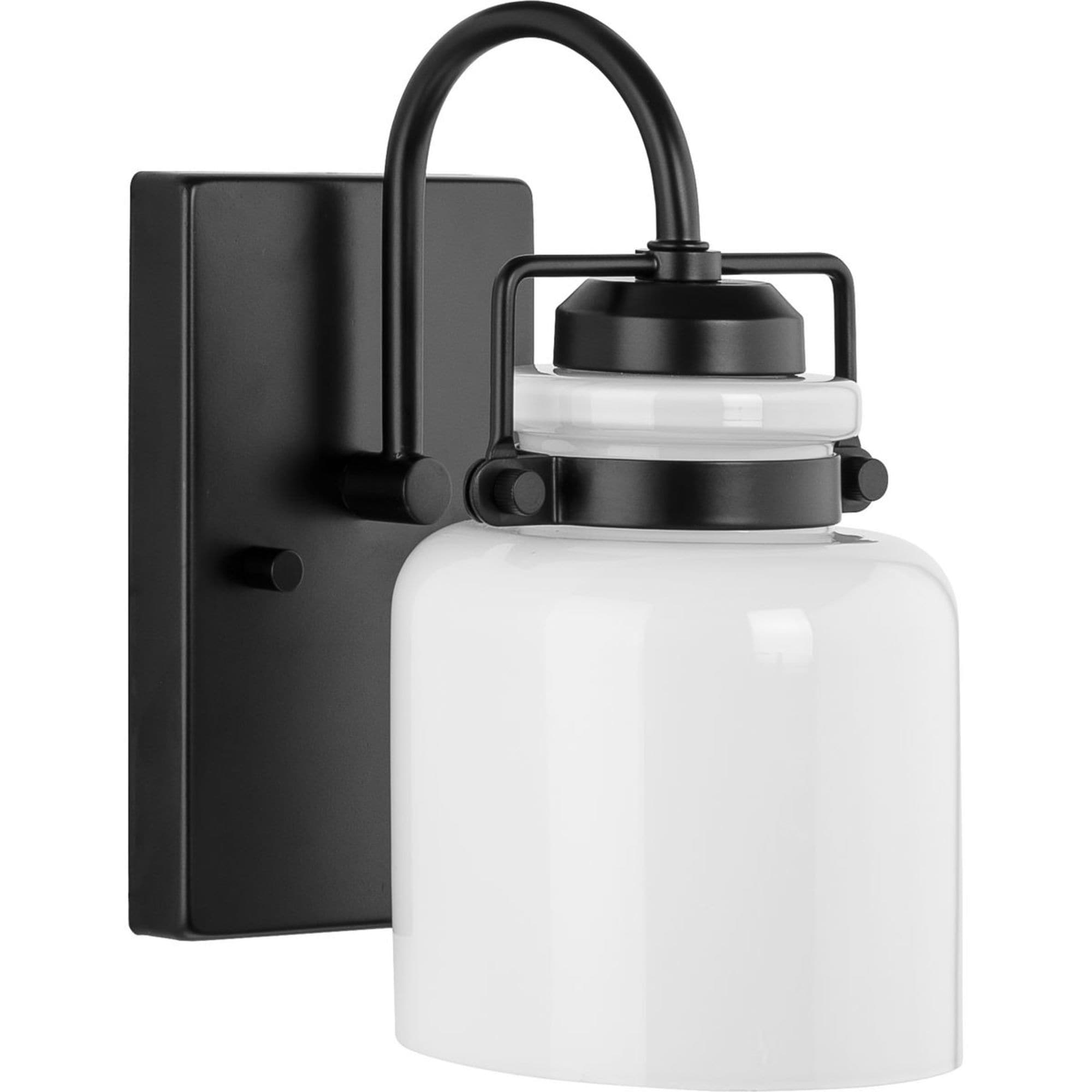 Progress Lighting P300438-31M Fessler 5-in 1 -Light Matte Black Transitional Vanity light