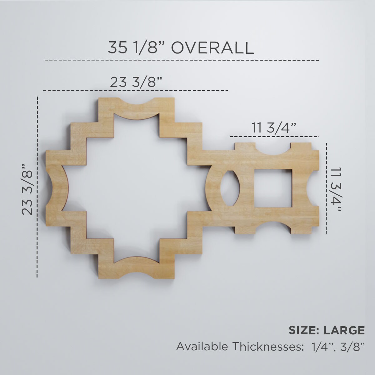 Ekena Millwork WALW24X24X0250CRVMF Wall-Panels - View #3