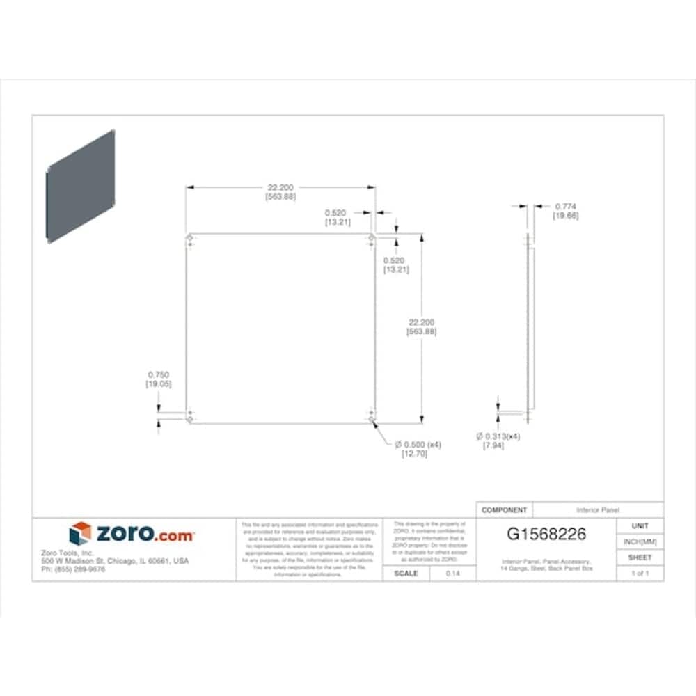 WIEGMANN NP2424C Electrical-Box - View #3