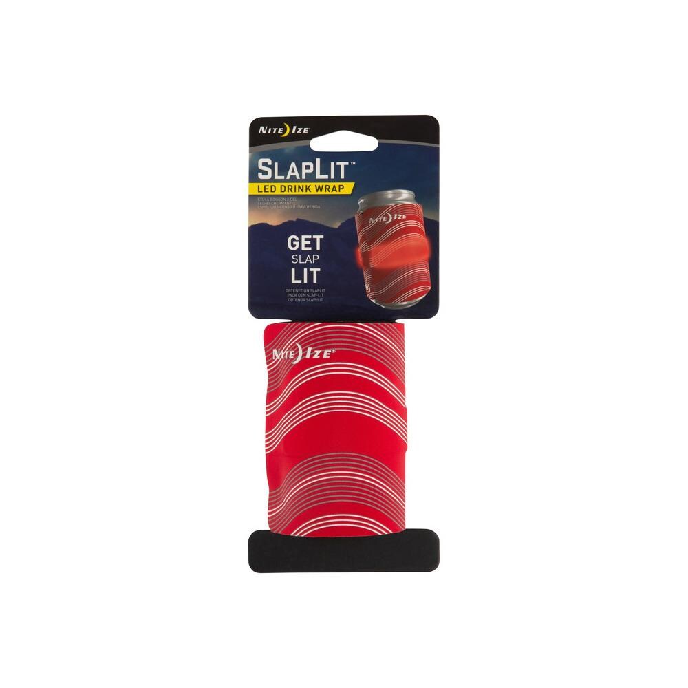 Nite Ize ACHR145074  3001266 Slapfit LED Drink Wrap CR2032 Battery- Red