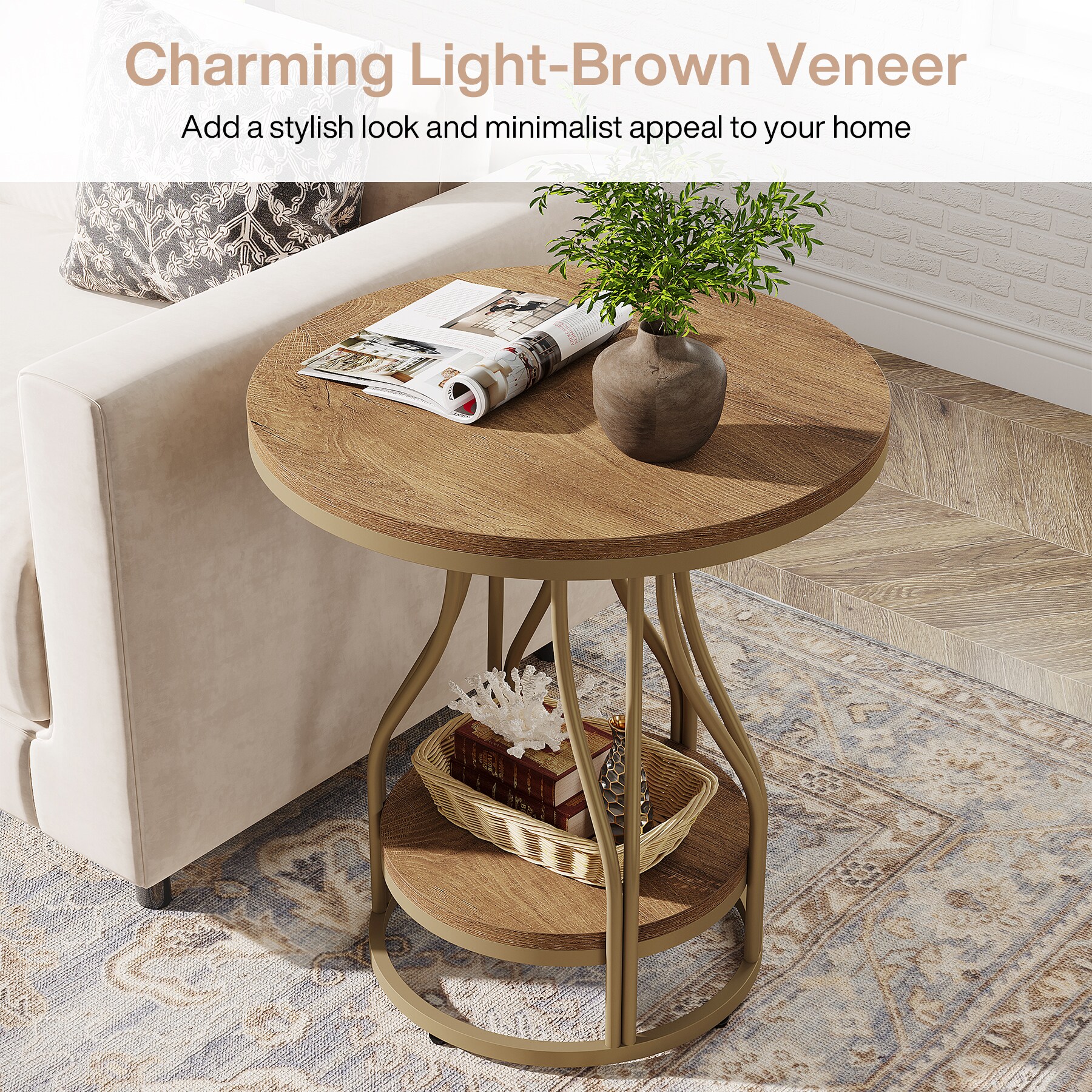 Tribesigns LWOYJL-1546YY End-Tables - View #5