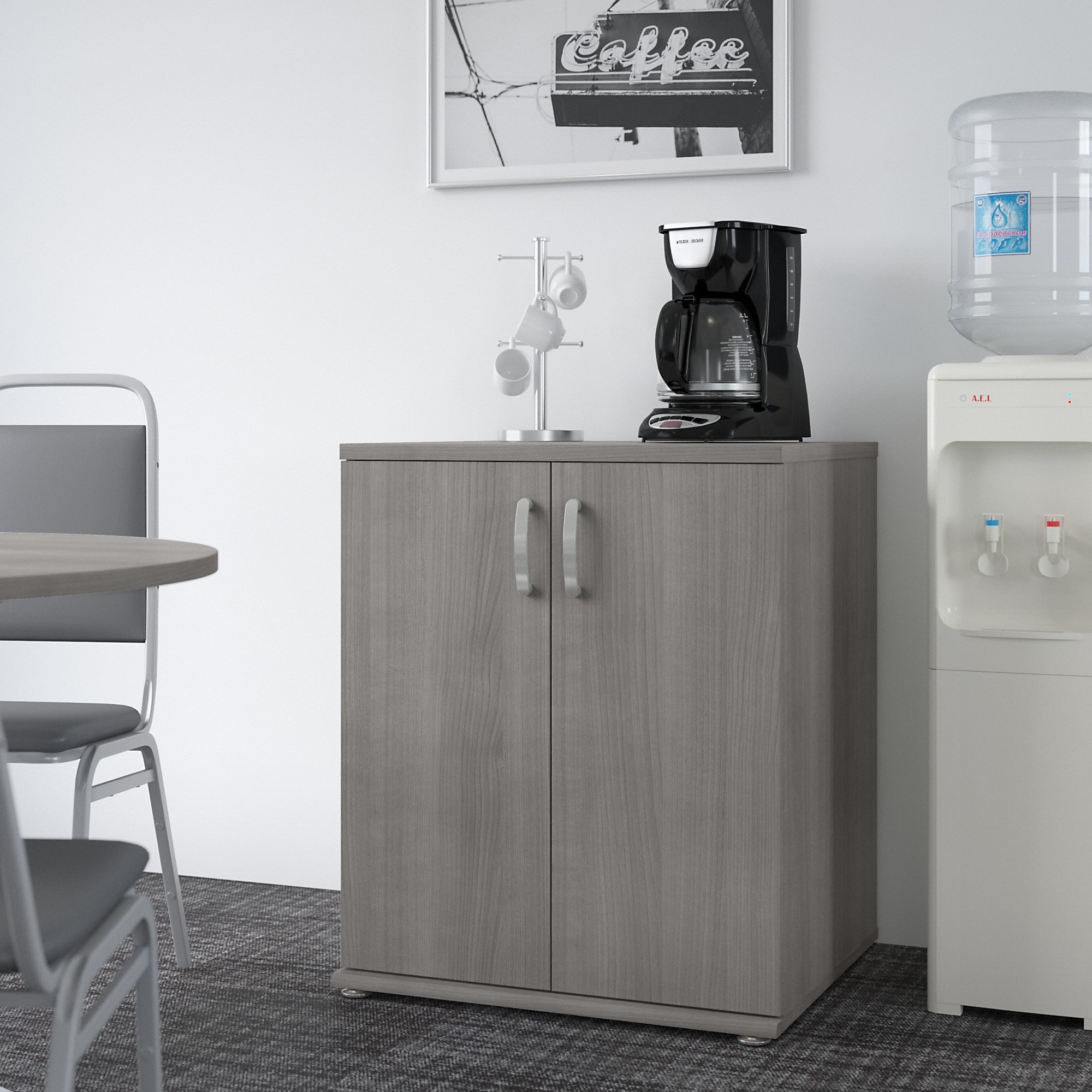 Bush Business Furniture UNS128PG Utility-Storage-Cabinets - View #2