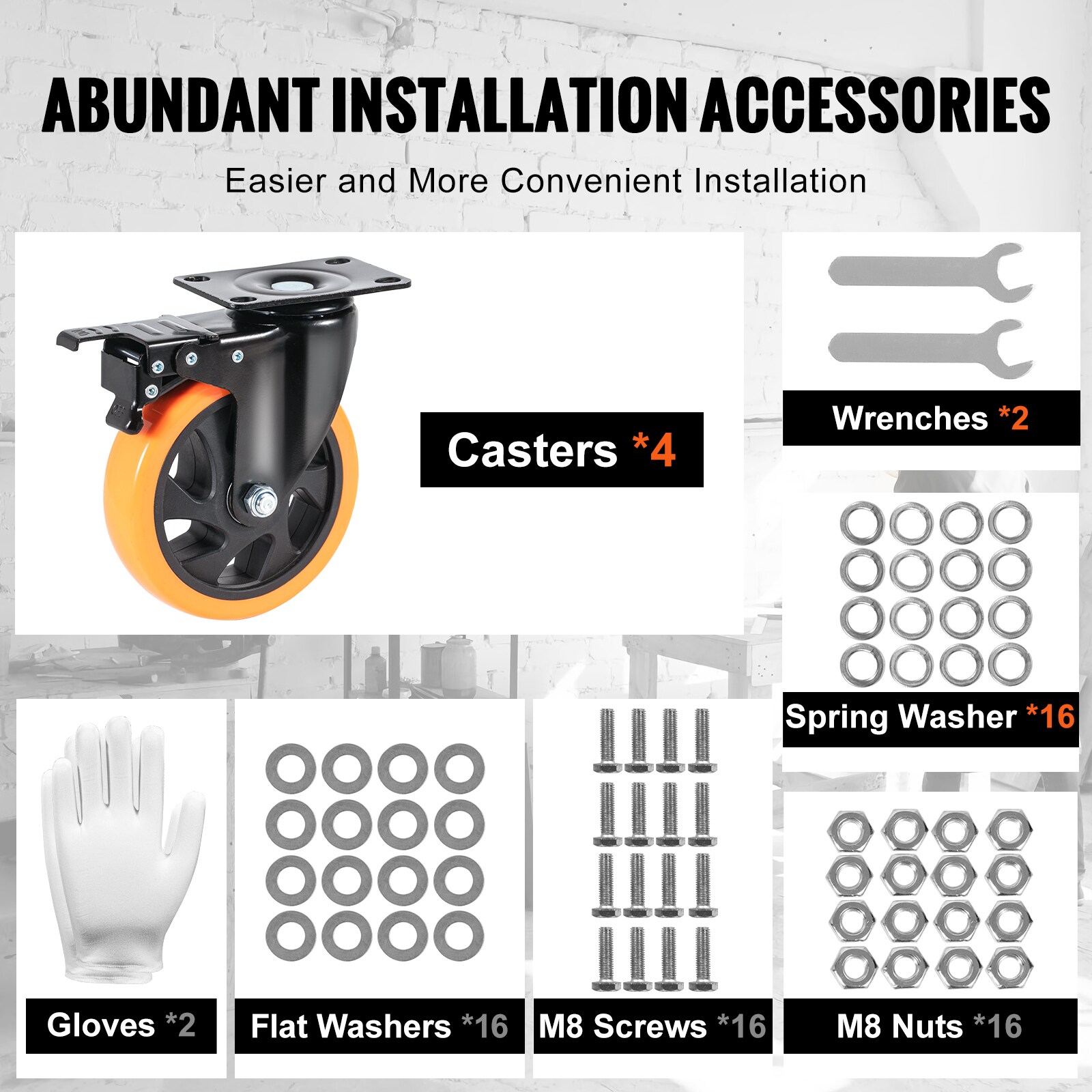 VEVOR SCPBJLCSJAZ401139V0 casters - View #5