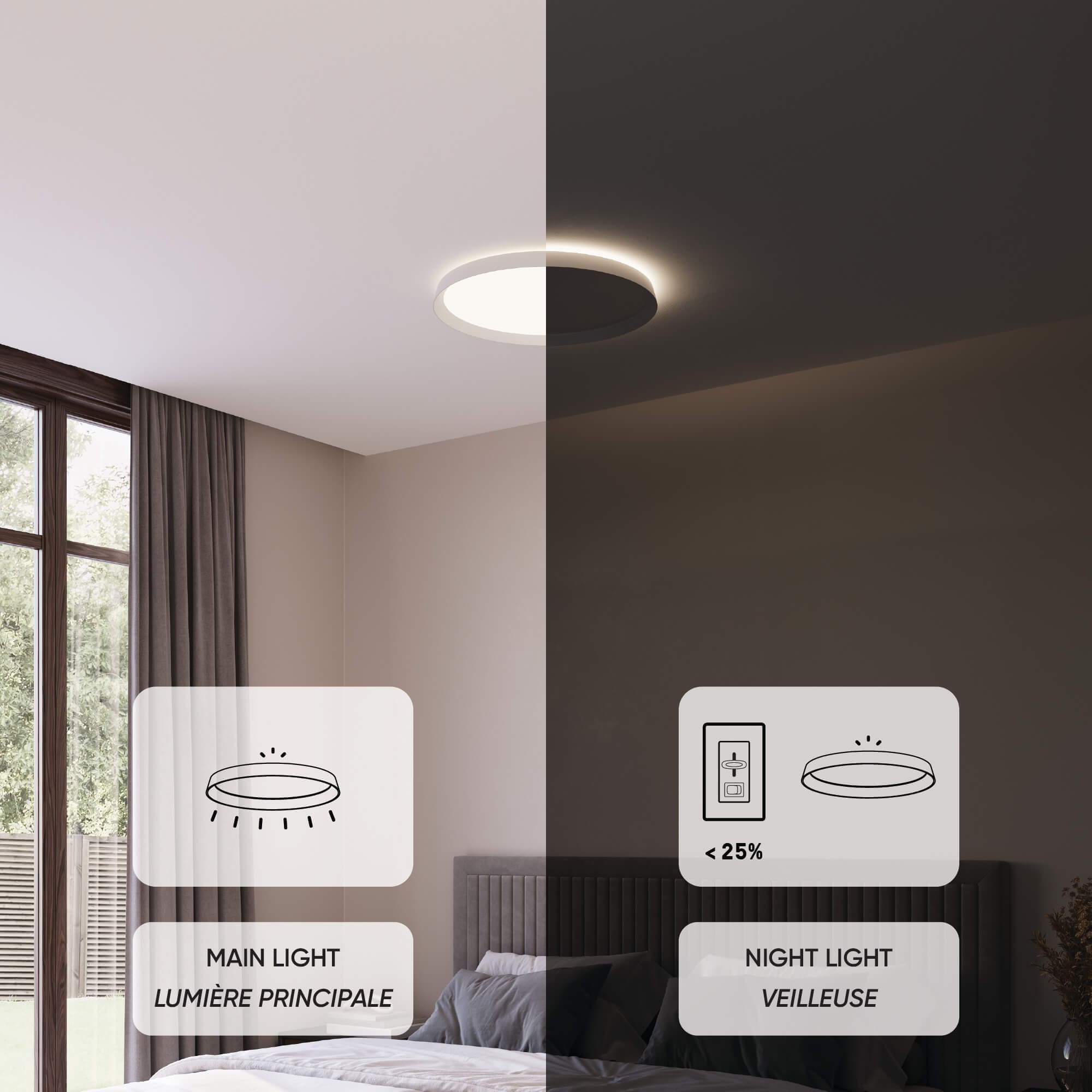 DALS Lighting CFH21-CC-BK flushmounts - View #6