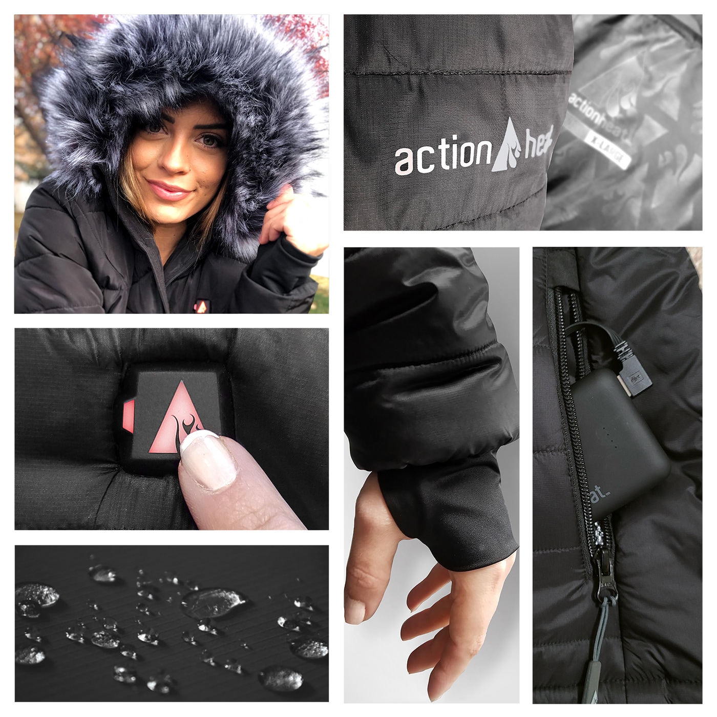 ActionHeat AHBUF5LPJ-WBS Jackets-Coats - View #6