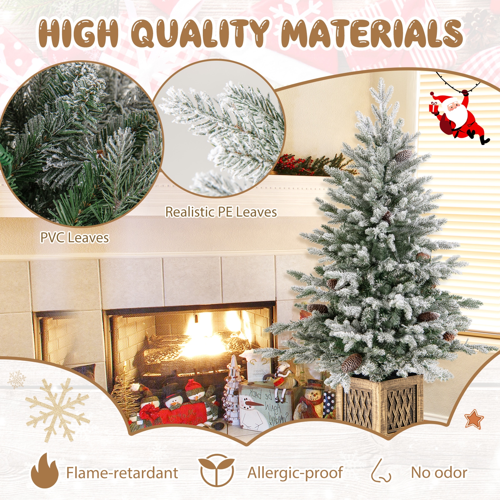 LIVIZA HYJ24751US Artificial-Christmas-Trees - View #2