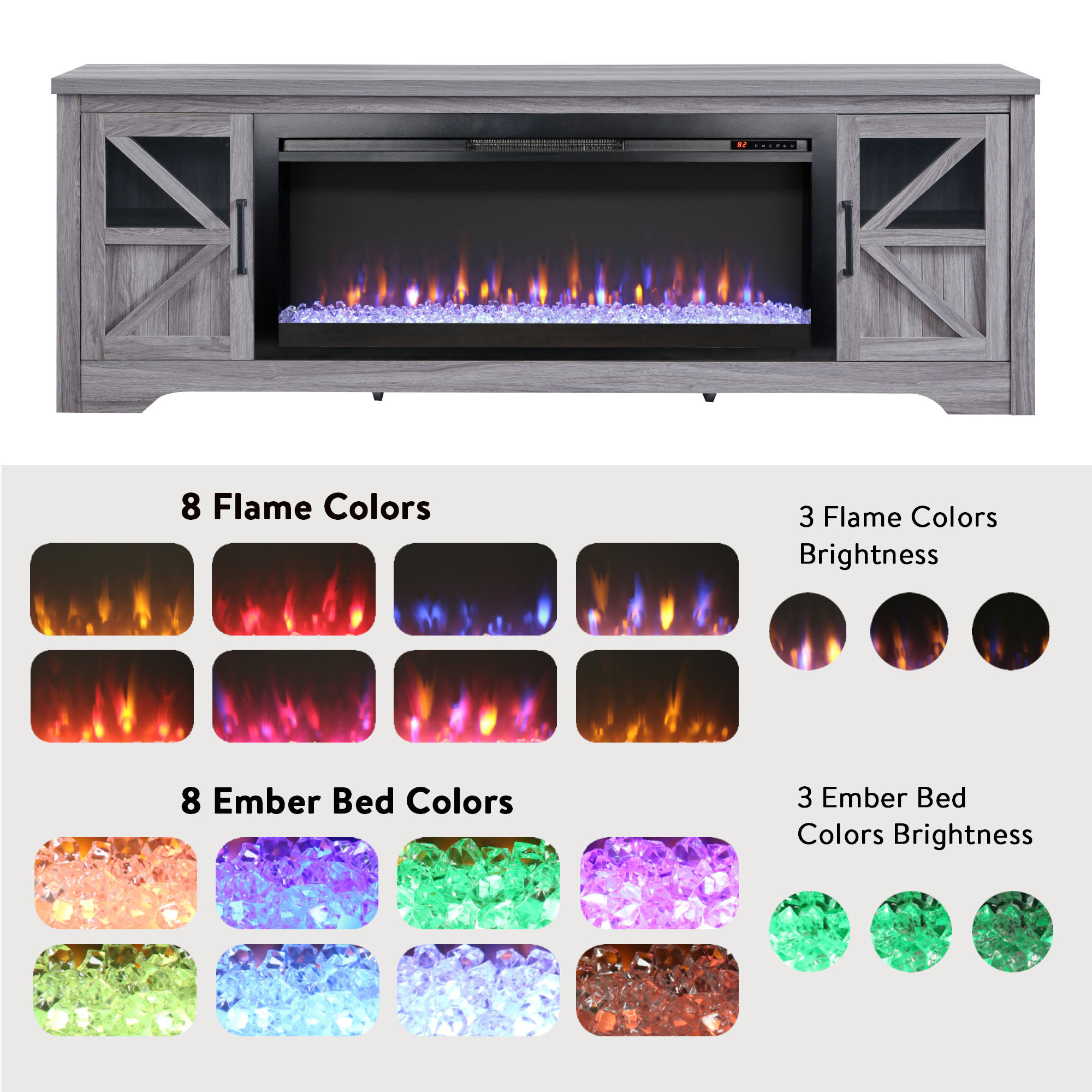 Bybafun YC0700118 Electric-Fireplaces - View #12