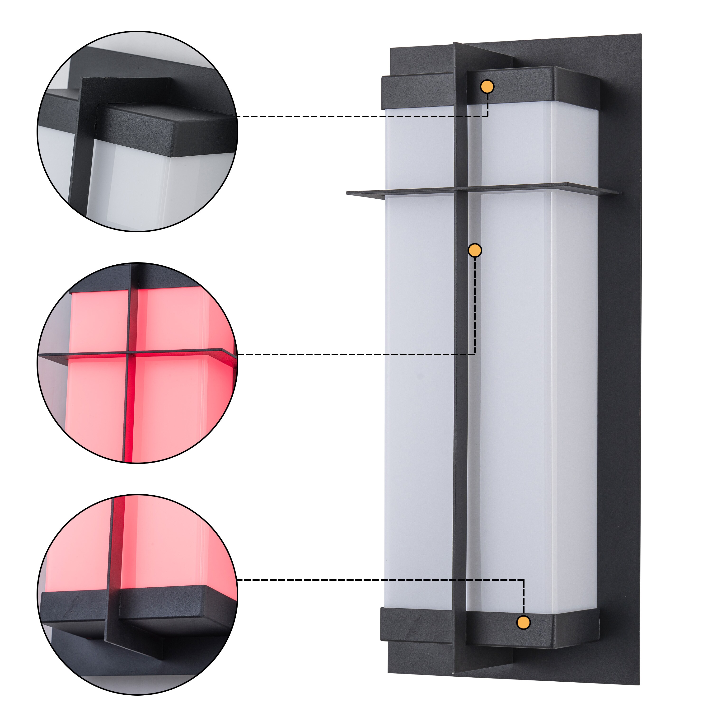 C Cattleya LLA2630-W Outdoor-Wall-Lighting - View #5