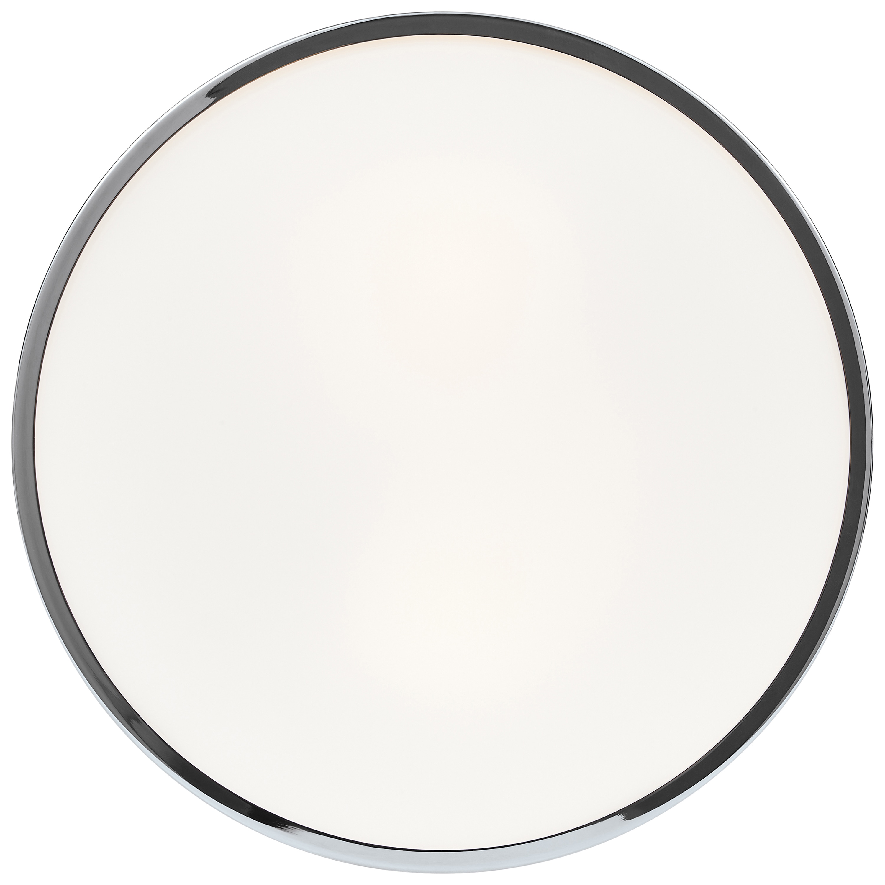 Aero 10" Chrome and Glass Flush Mount Light