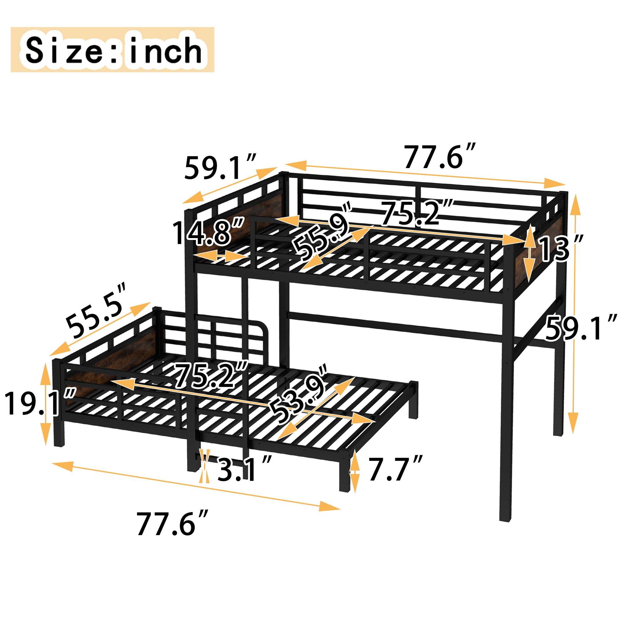 Loebelle XXBUNK06320S01 Bunk-Beds - View #4