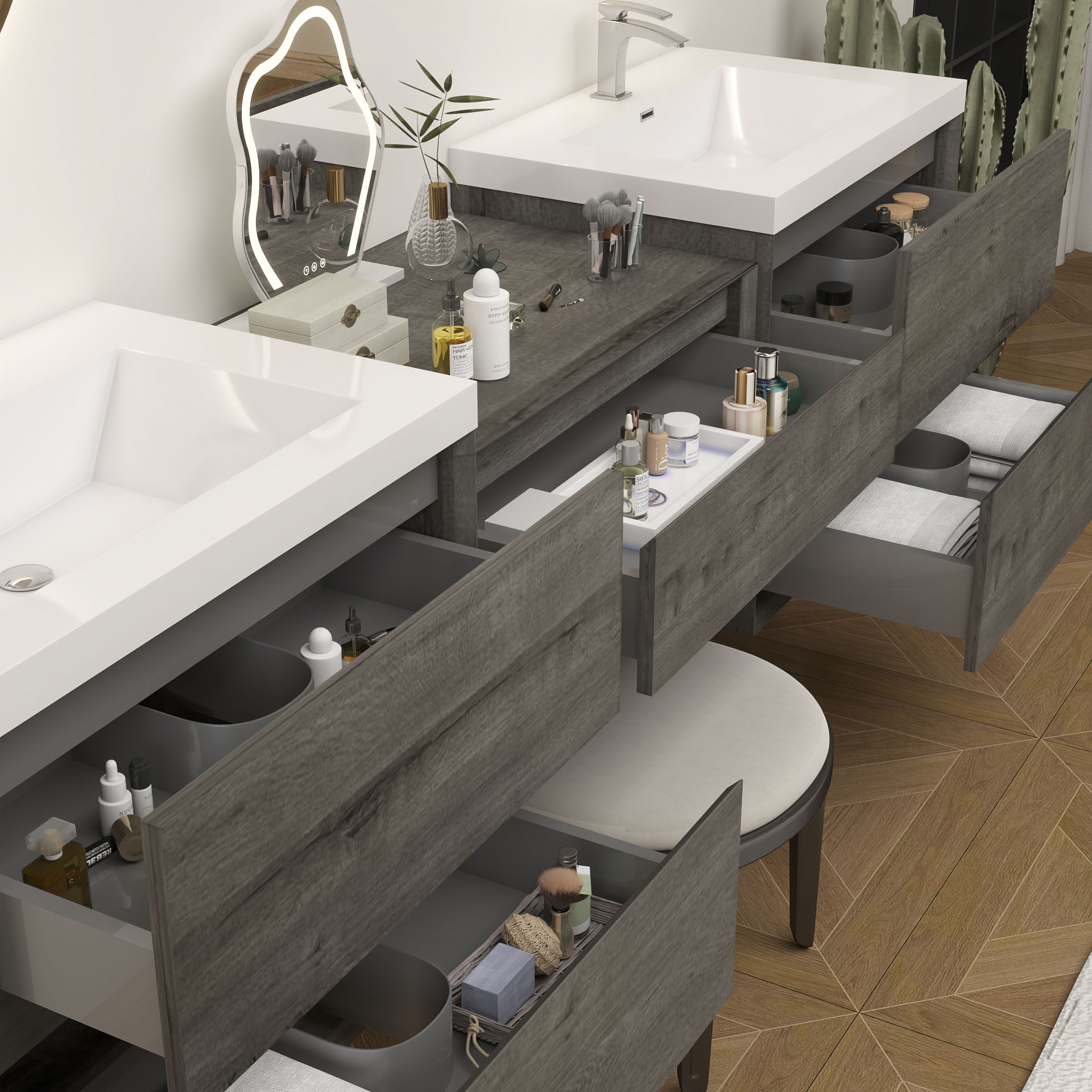 BV Better Vanity SLIM24+24+24-SO Bath-Vanity-Combo - View #7