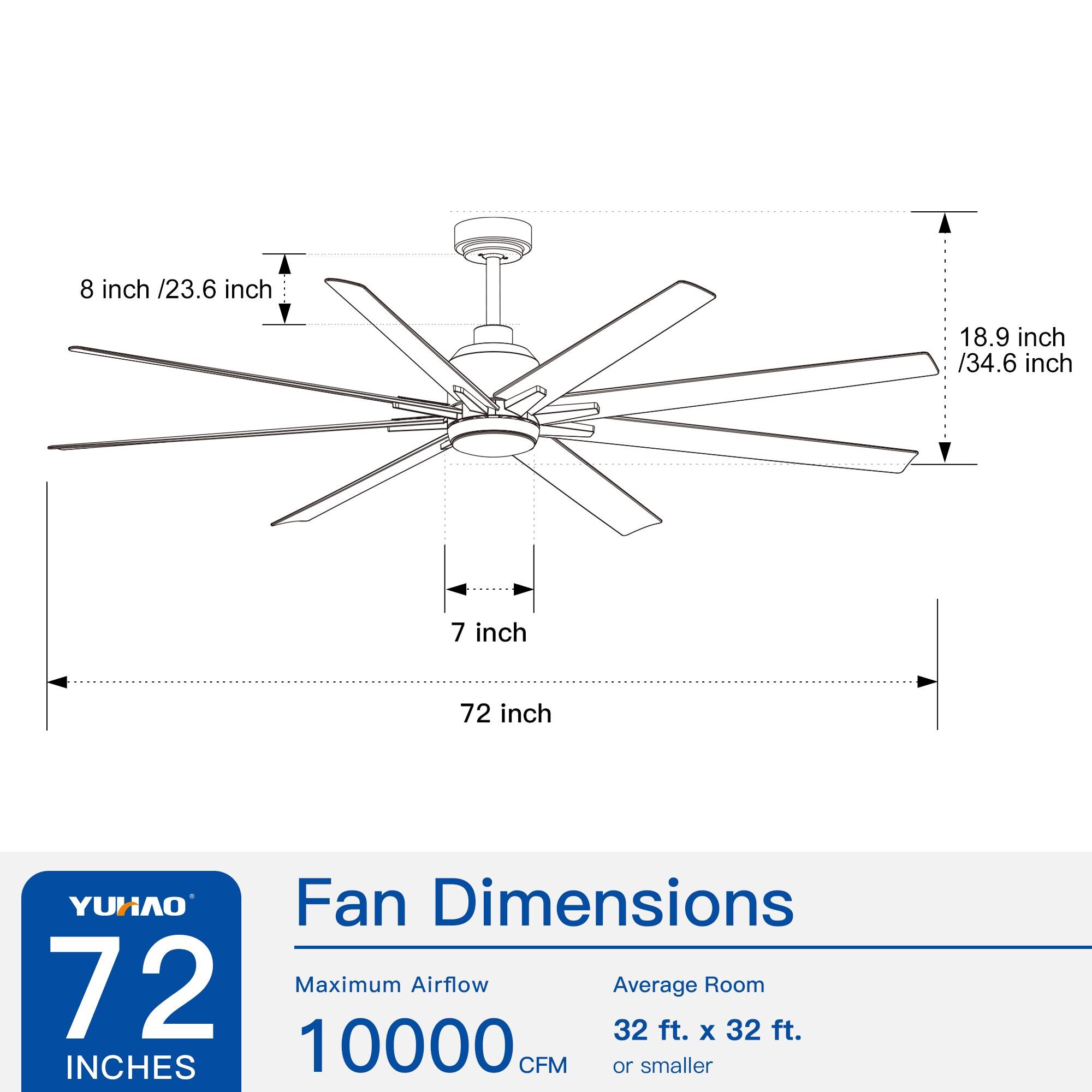 Bayfeve BFYH-21902-CF Ceiling-Fans - View #9