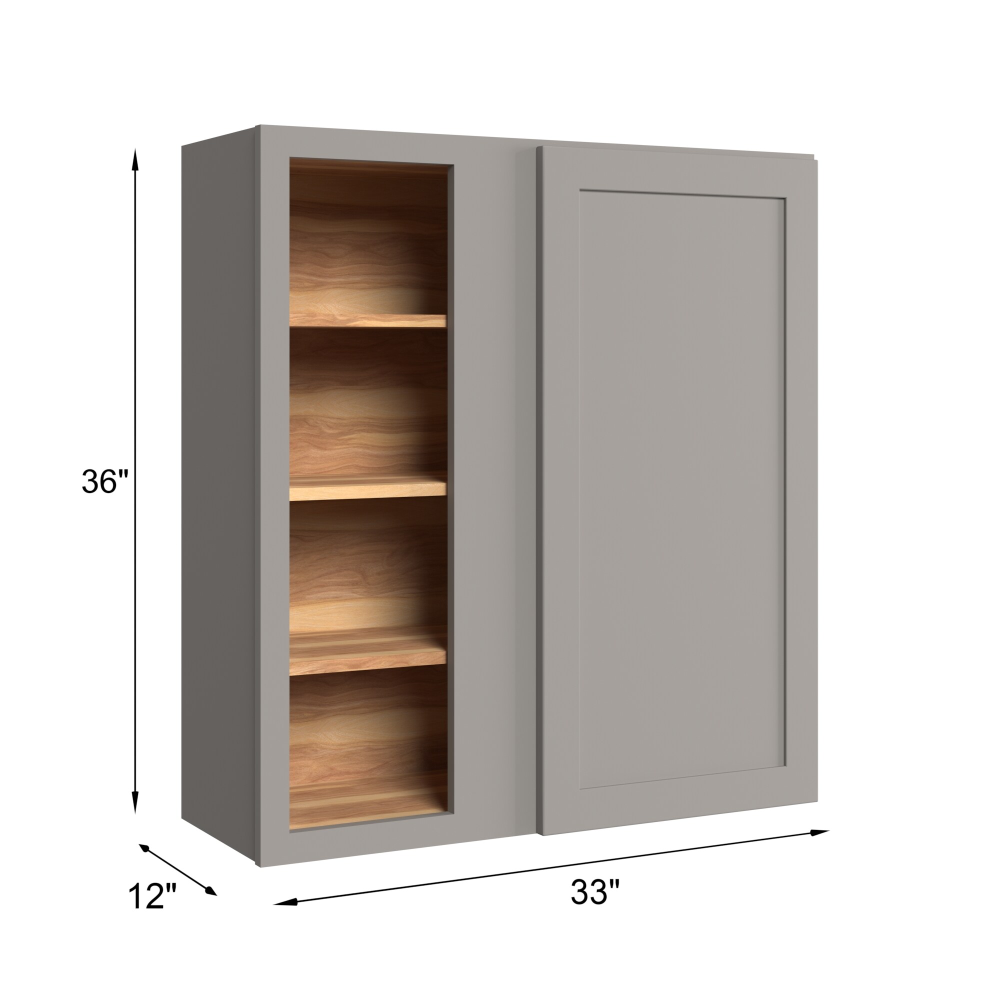 KraftMaid Momentum WBC3636LG81 Cabinets-Kitchen - View #3
