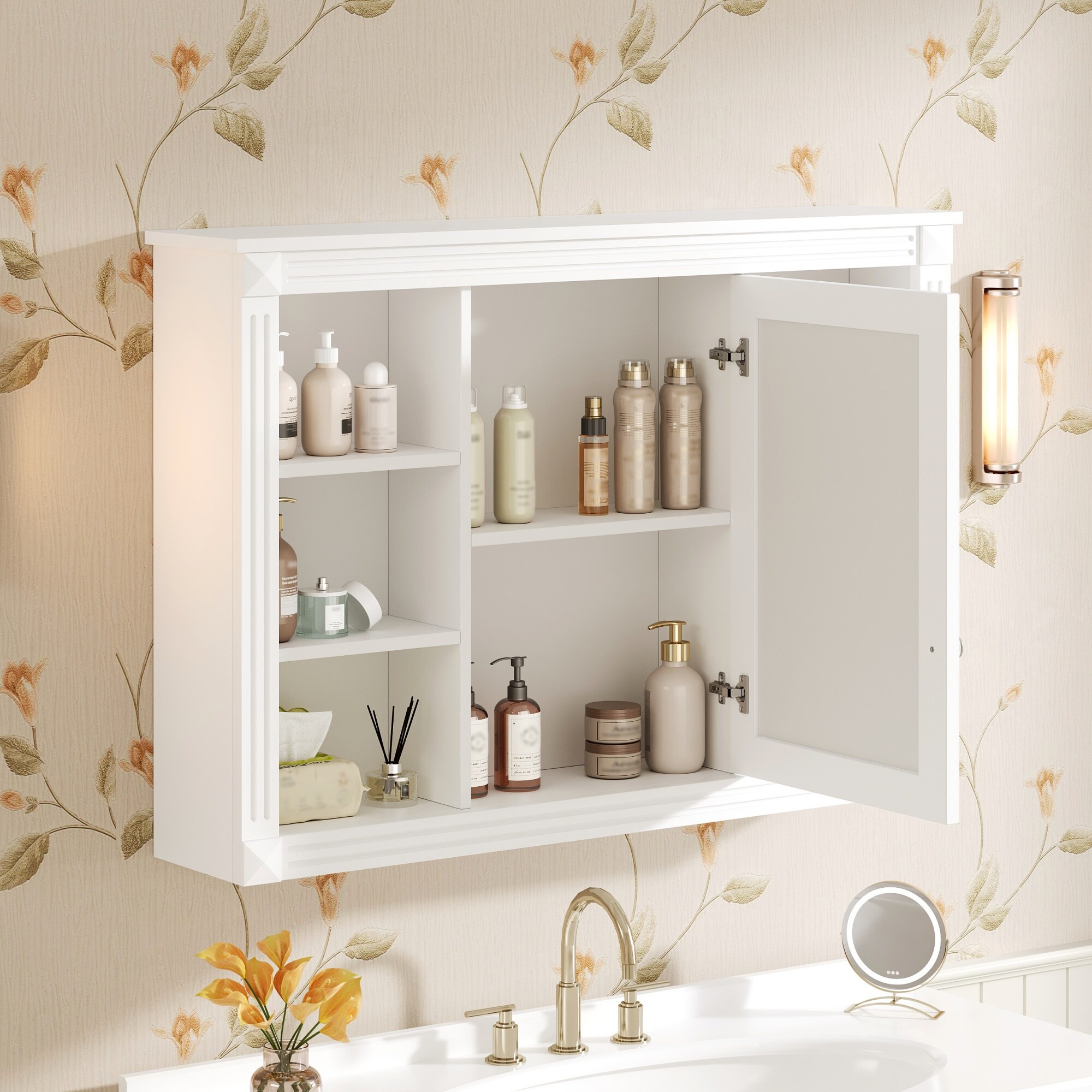 Huluwat P1-P363544K Bathroom-Medicine-Cabinets - View #3