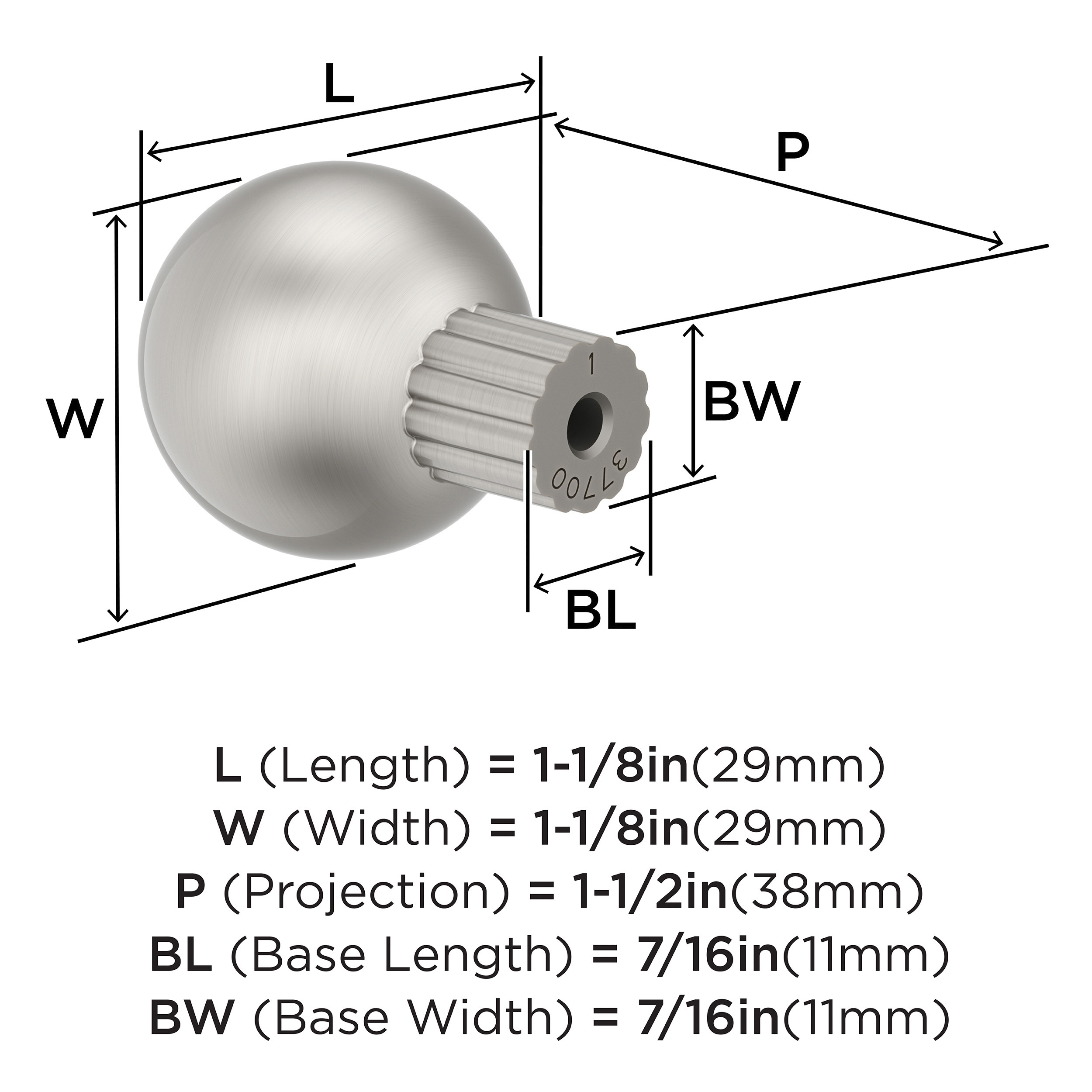Amerock BP37700G10 Cabinet-Knobs - View #4
