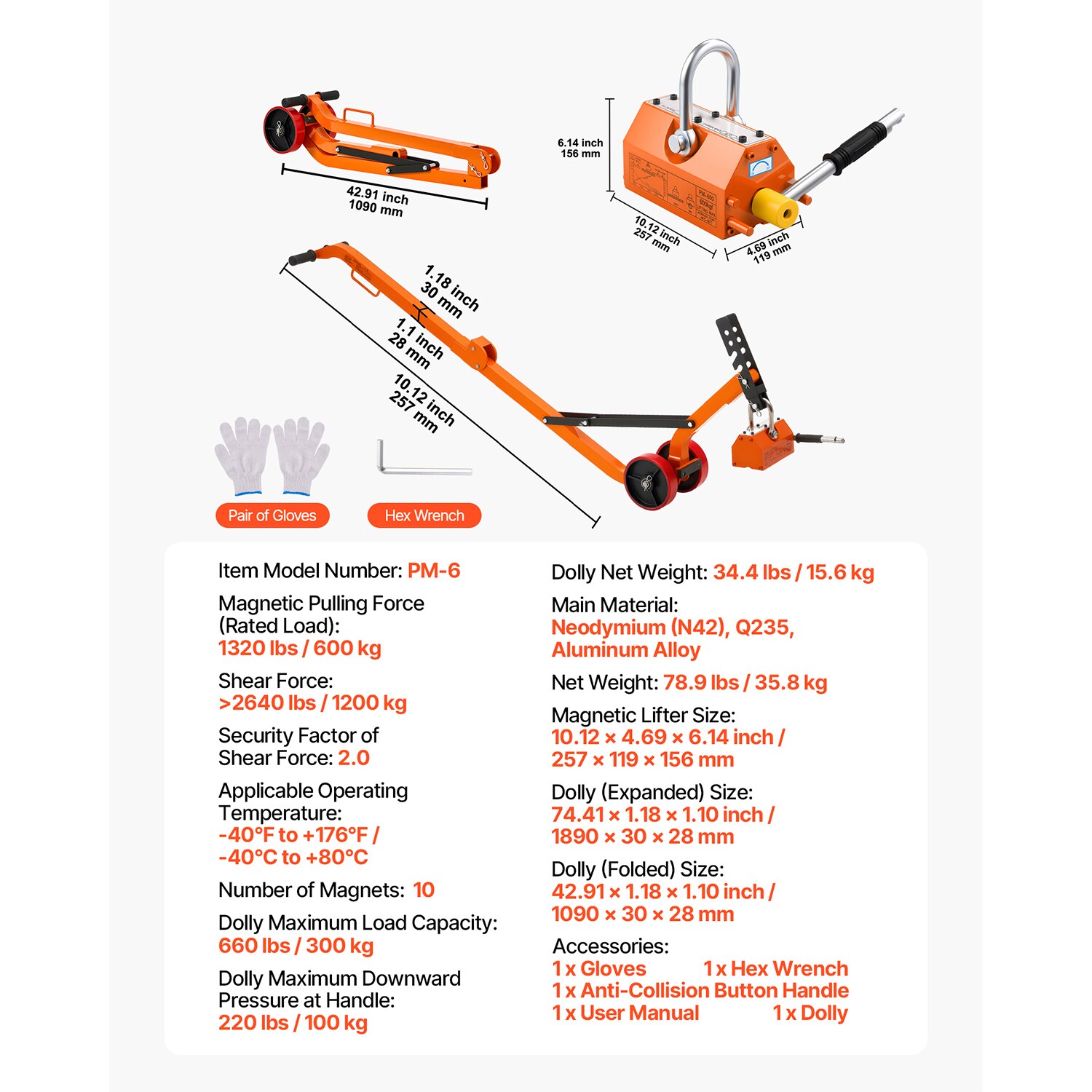 VEVOR SCYCXPDTCZH108378V0 Magnetic-Tools - View #7