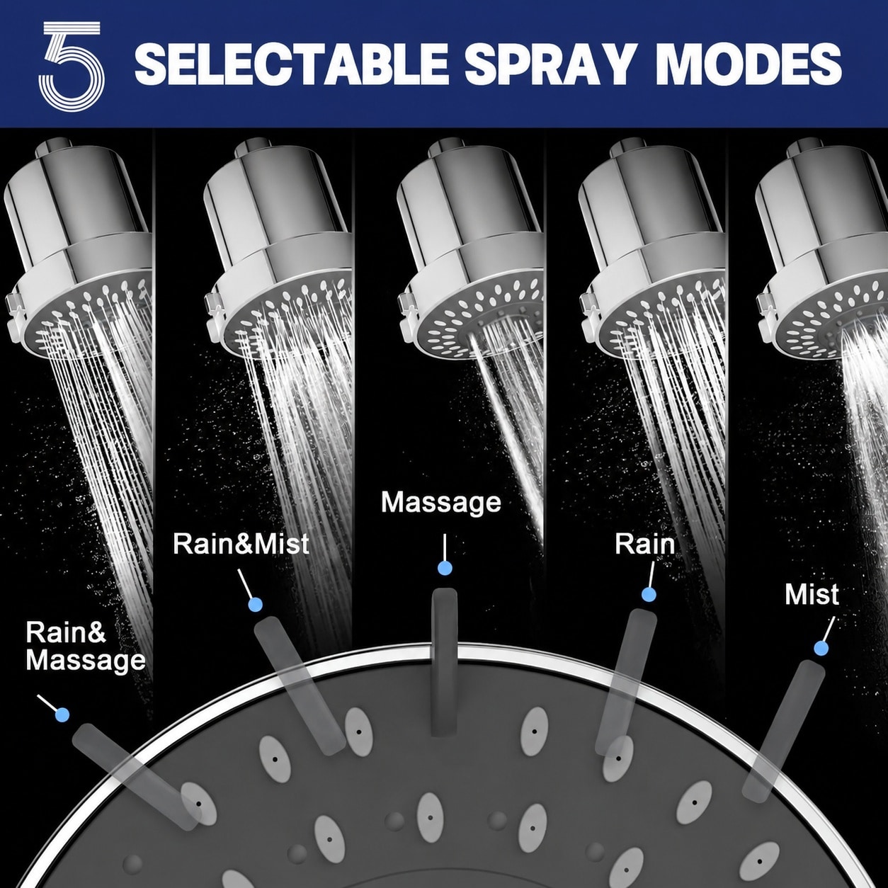 Justincity LJT0730J118 Fixed-Showerhead - View #6