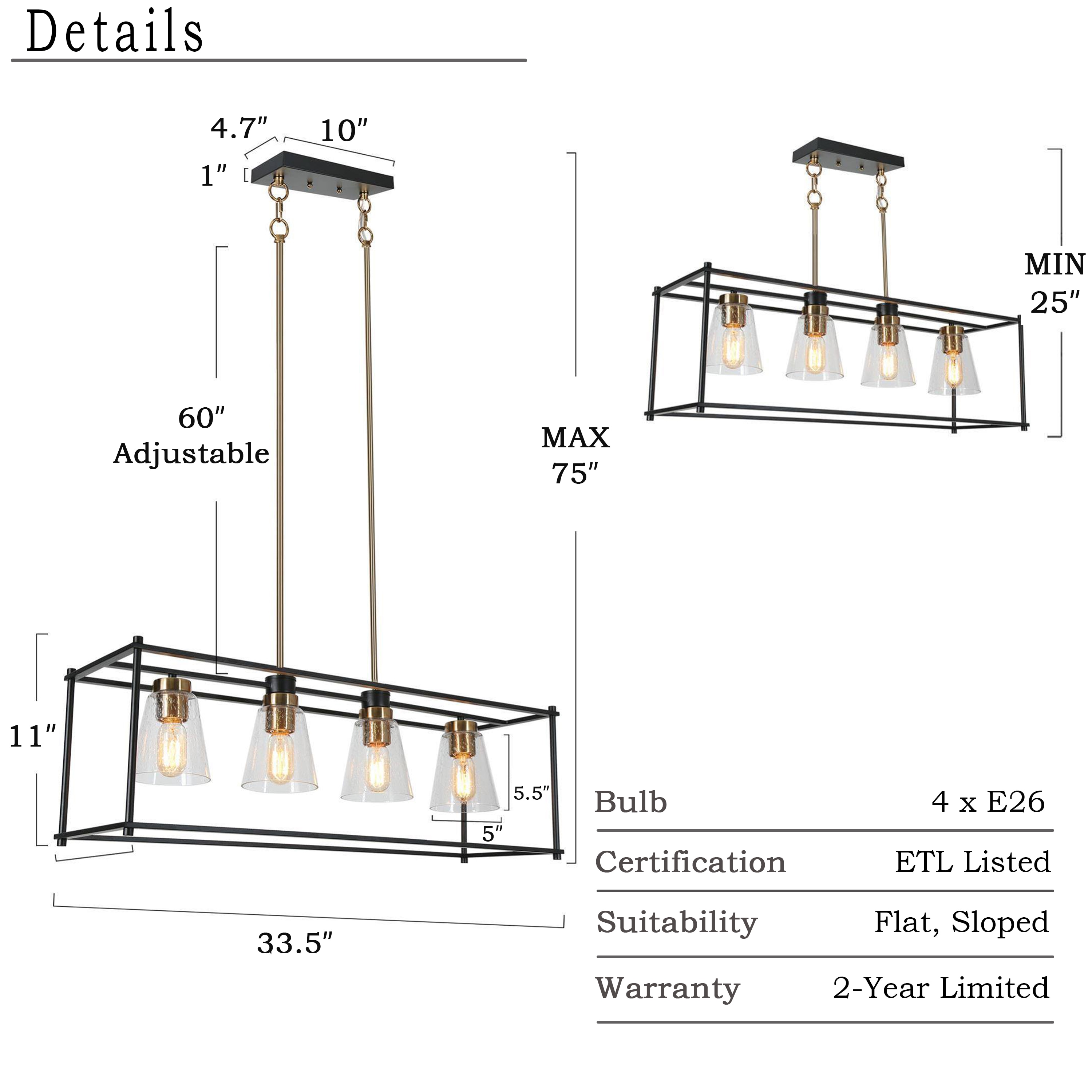 ZEVNI L3QQVQ2UW4757SI8 Pendant-Lights - View #6