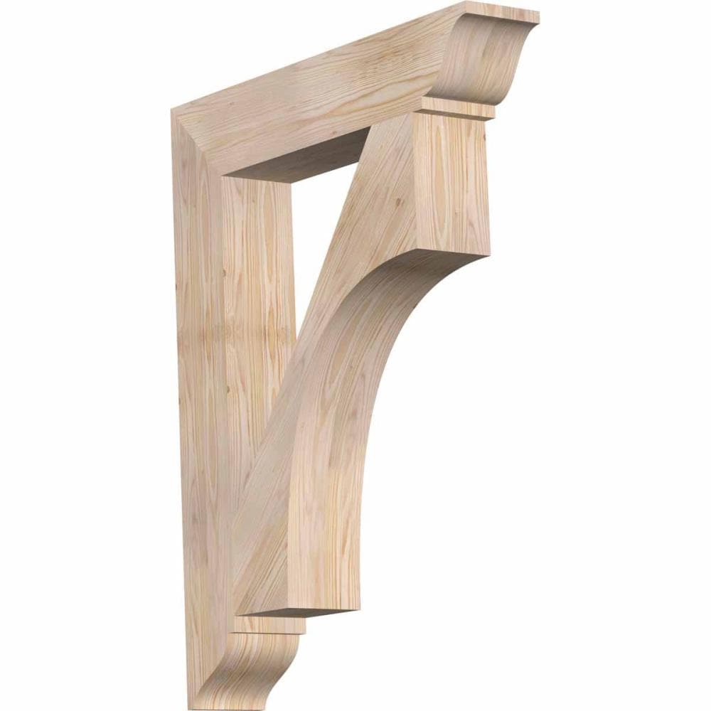 Ekena Millwork BKT06X32X40WTL01SDF Westlake traditional smooth 5-1/2-in x 32-in x 40-in Douglas fir Brown Wood Standard bracket