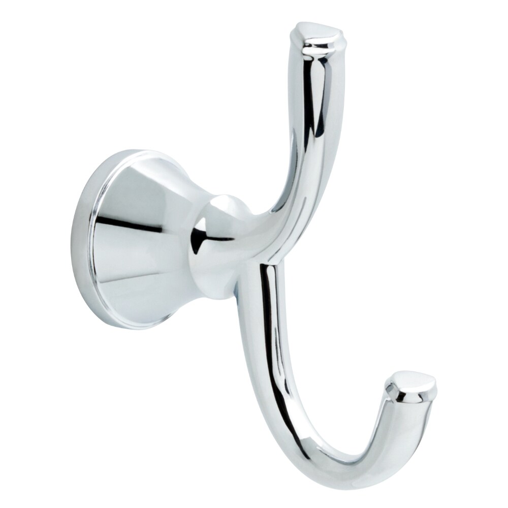 DELTA Lorain Polished Chrome 2-Hook Wall Mount Towel Hook in the Bathroom  Accessories & Hardware department at