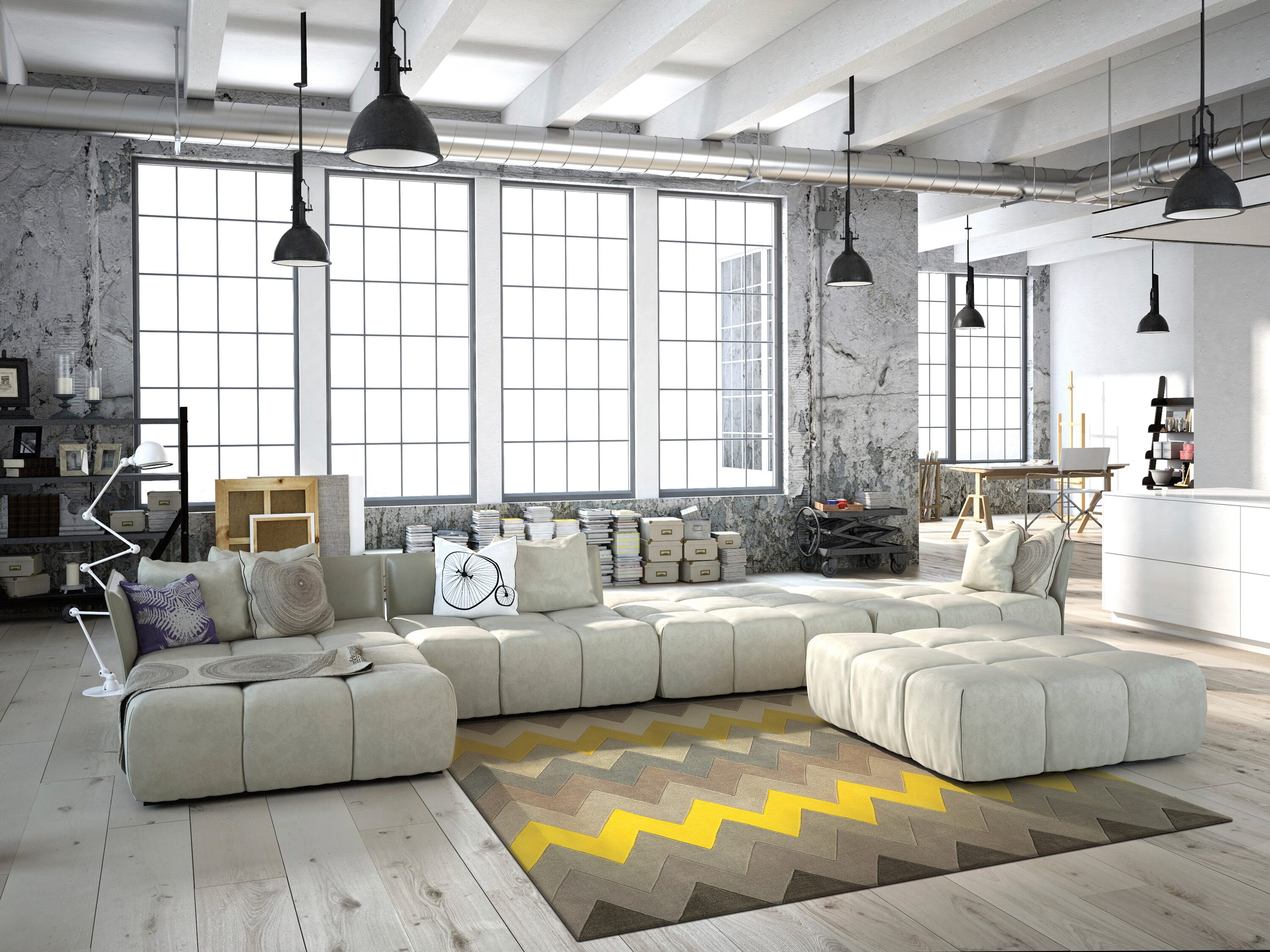 Linon RUG-TARL3557 rugs - View #2
