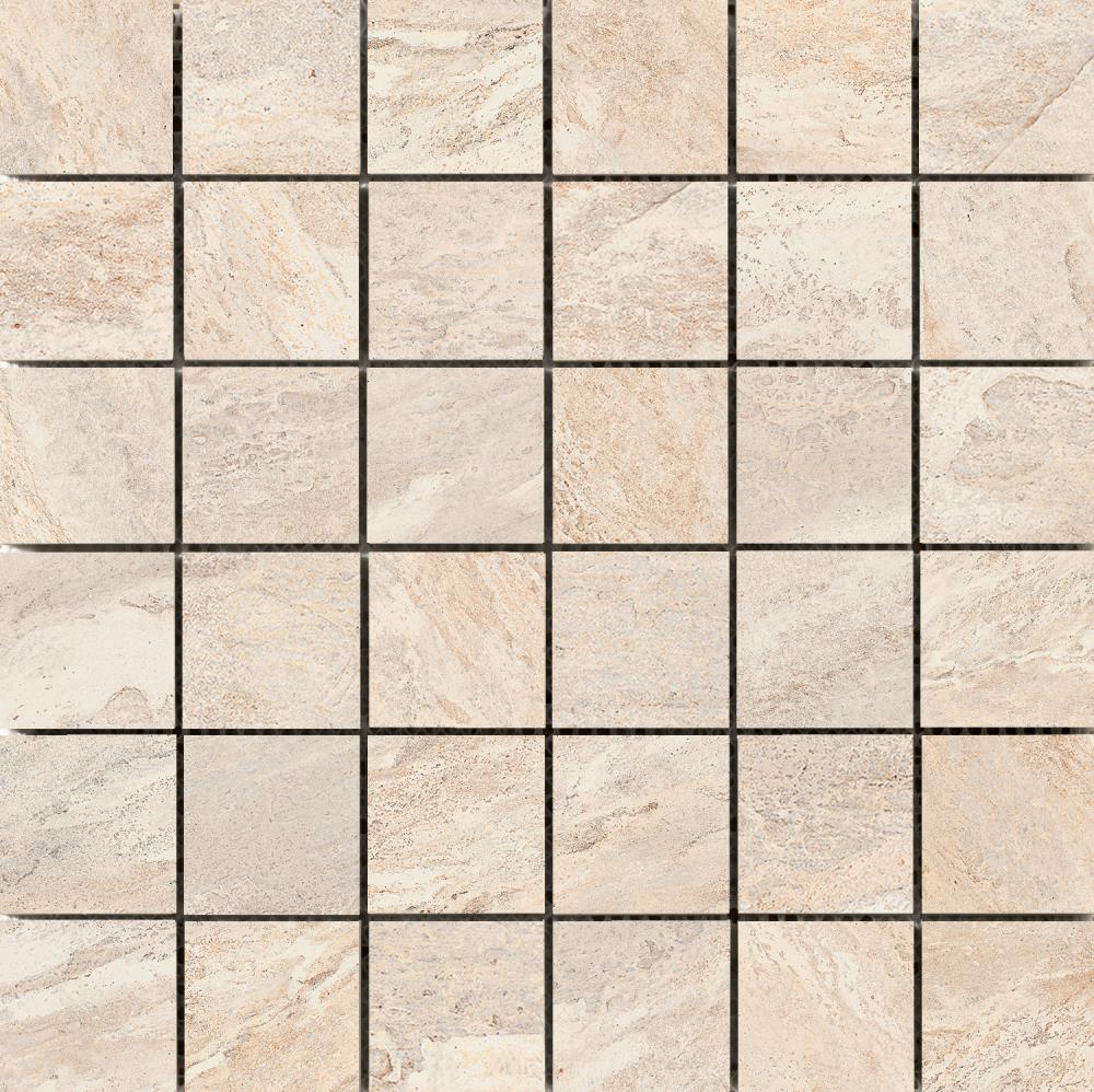 Emser F86MILEDU1212MO2 -Miletone 11-Pack Dust Porcelain Border Tile (12-in x 12-in)