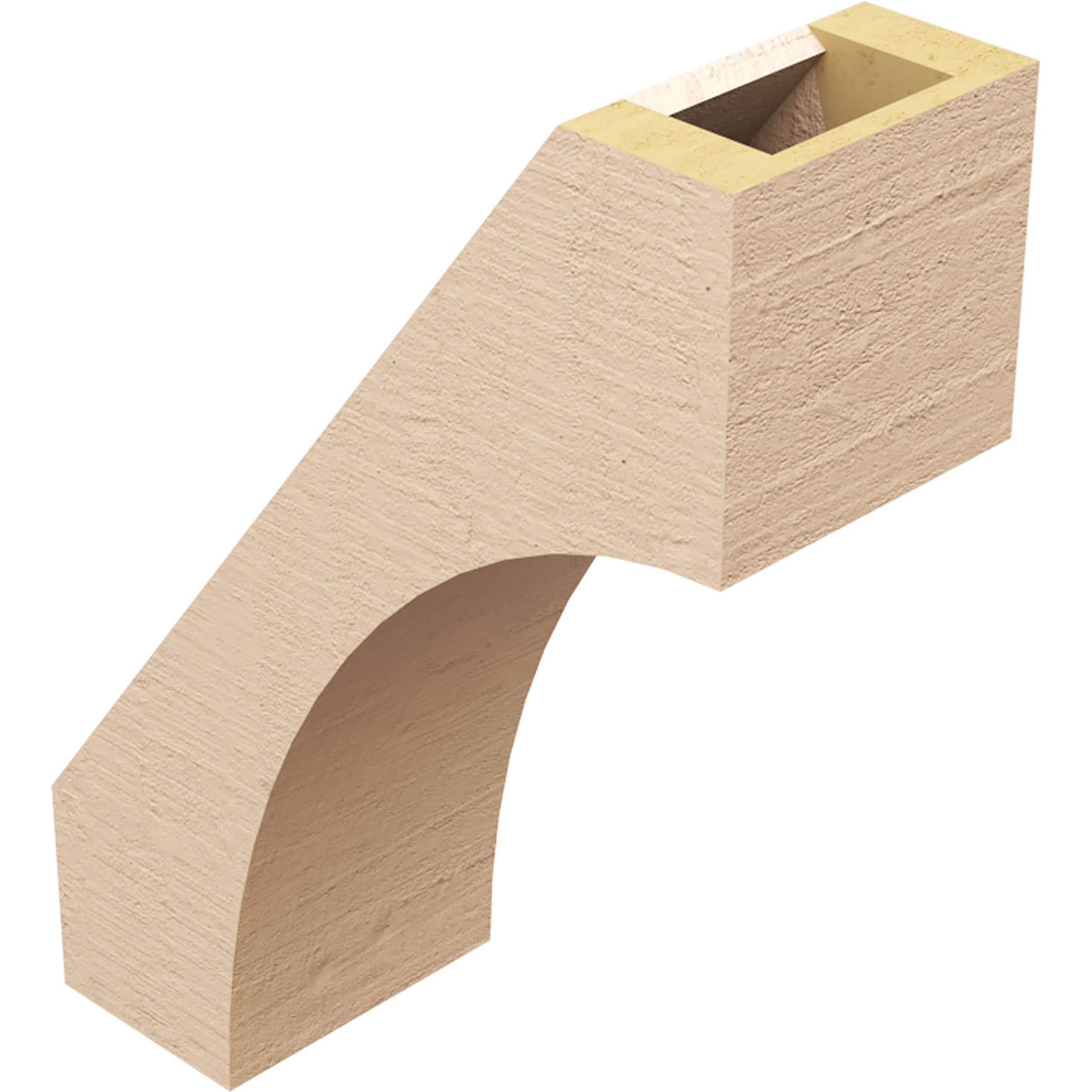 Ekena Millwork BRCUR05X12X16WTLRCPR braces - View #12
