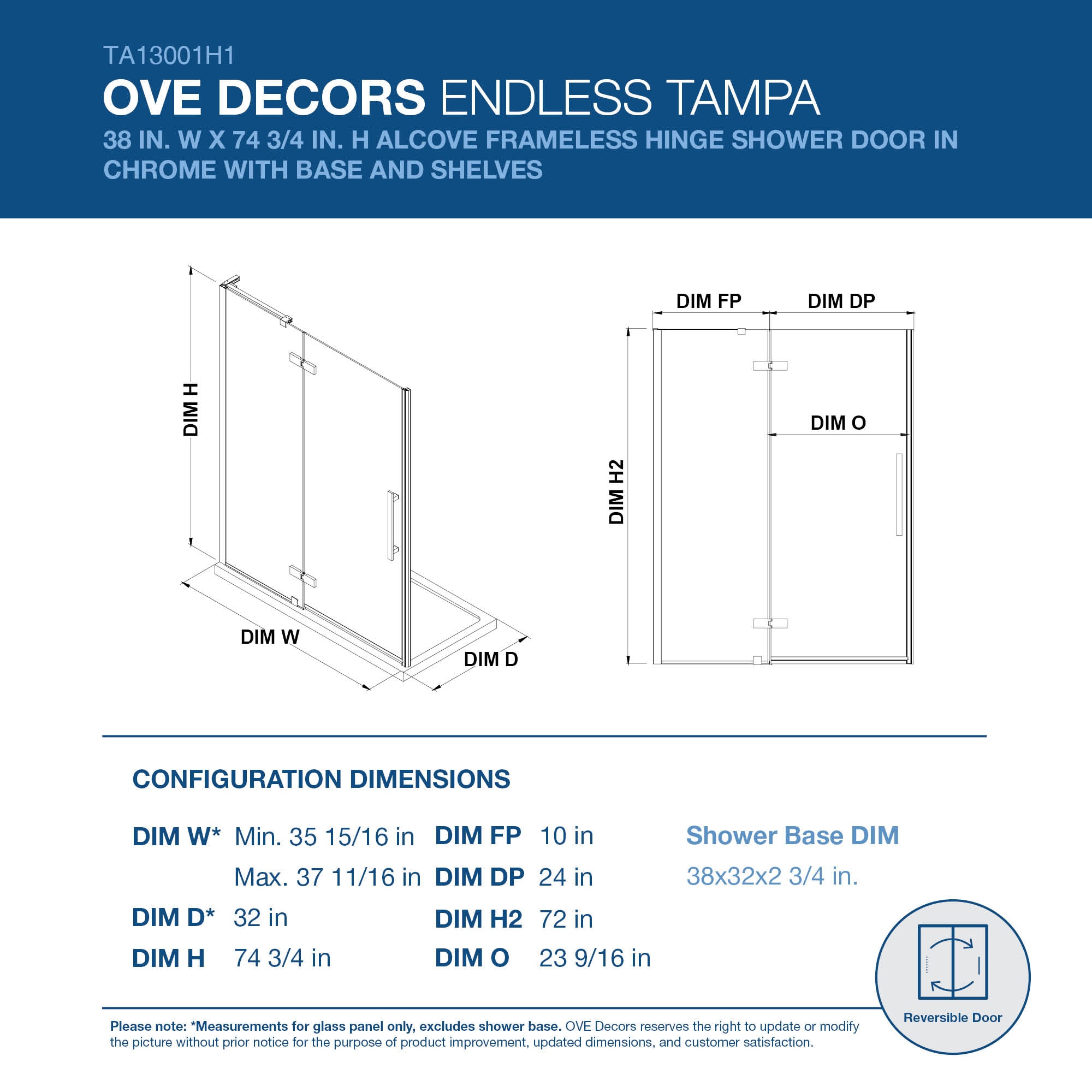 OVE Decors 828796066426 Alcove-Shower-Kit - View #2