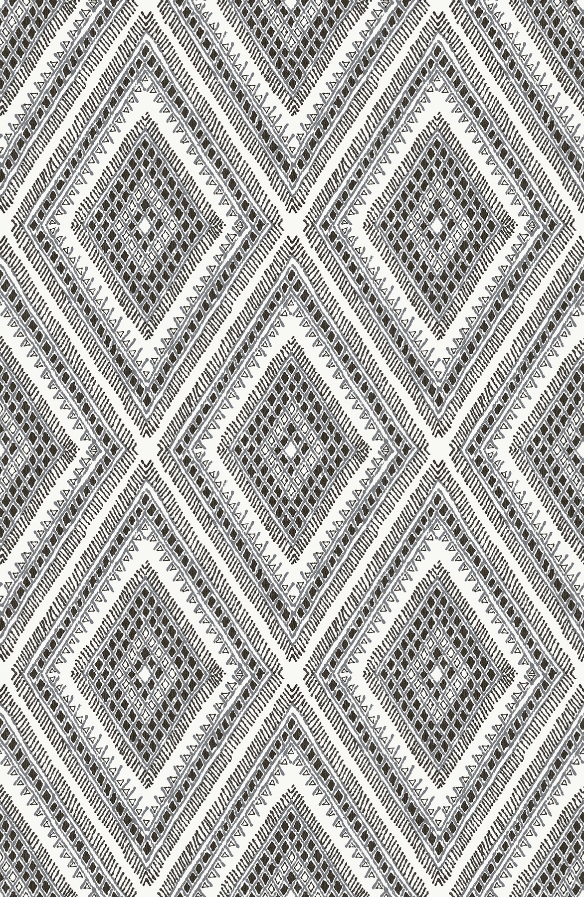 A-Street Prints 2969-26012 Pacifica 56.4-Sq. Feet Black Non-woven Textured Geometric 3D Unpasted Wallpaper