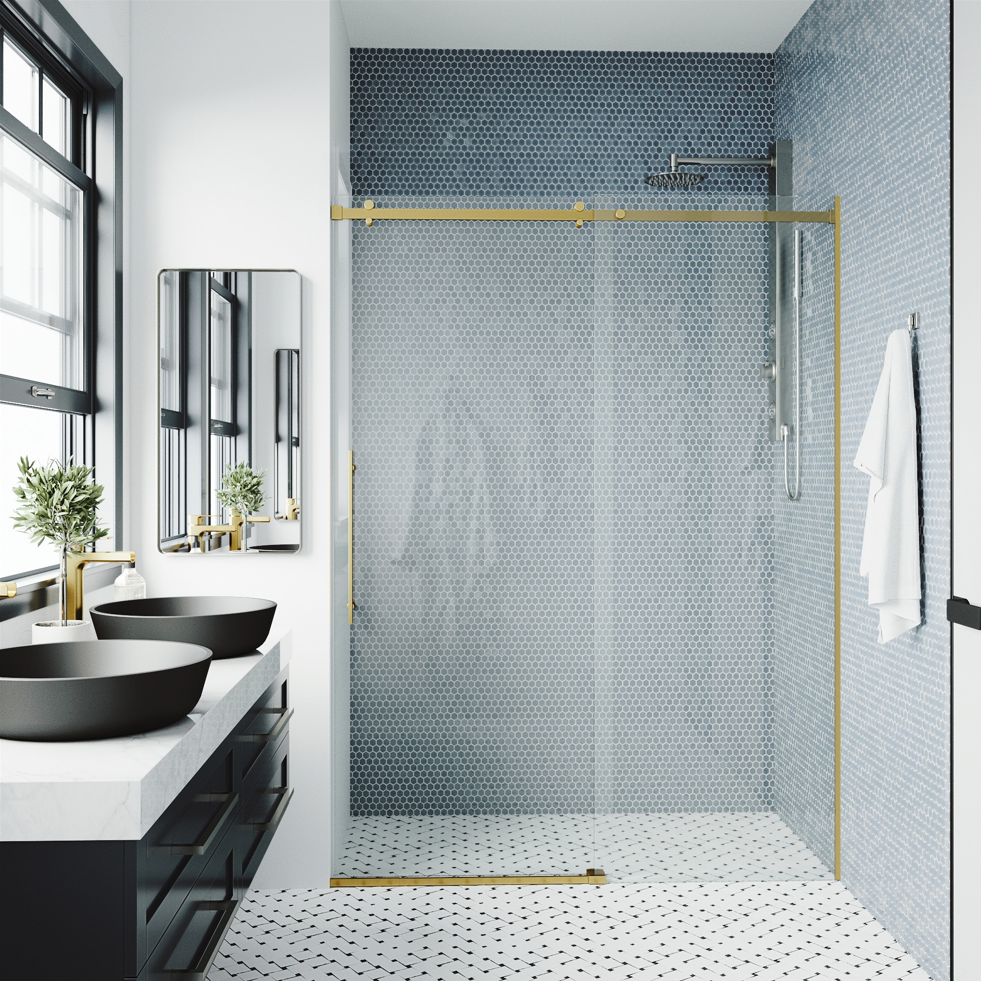 VIGO VG6043MGCL6074 Shower-Doors - View #4