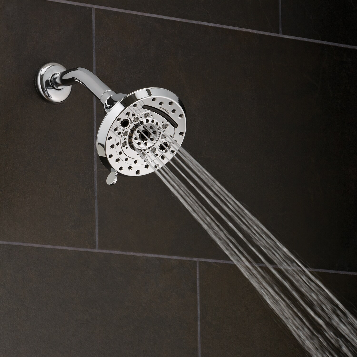 Amp Polished Chrome 5-Inch Wall Mounted Shower Head