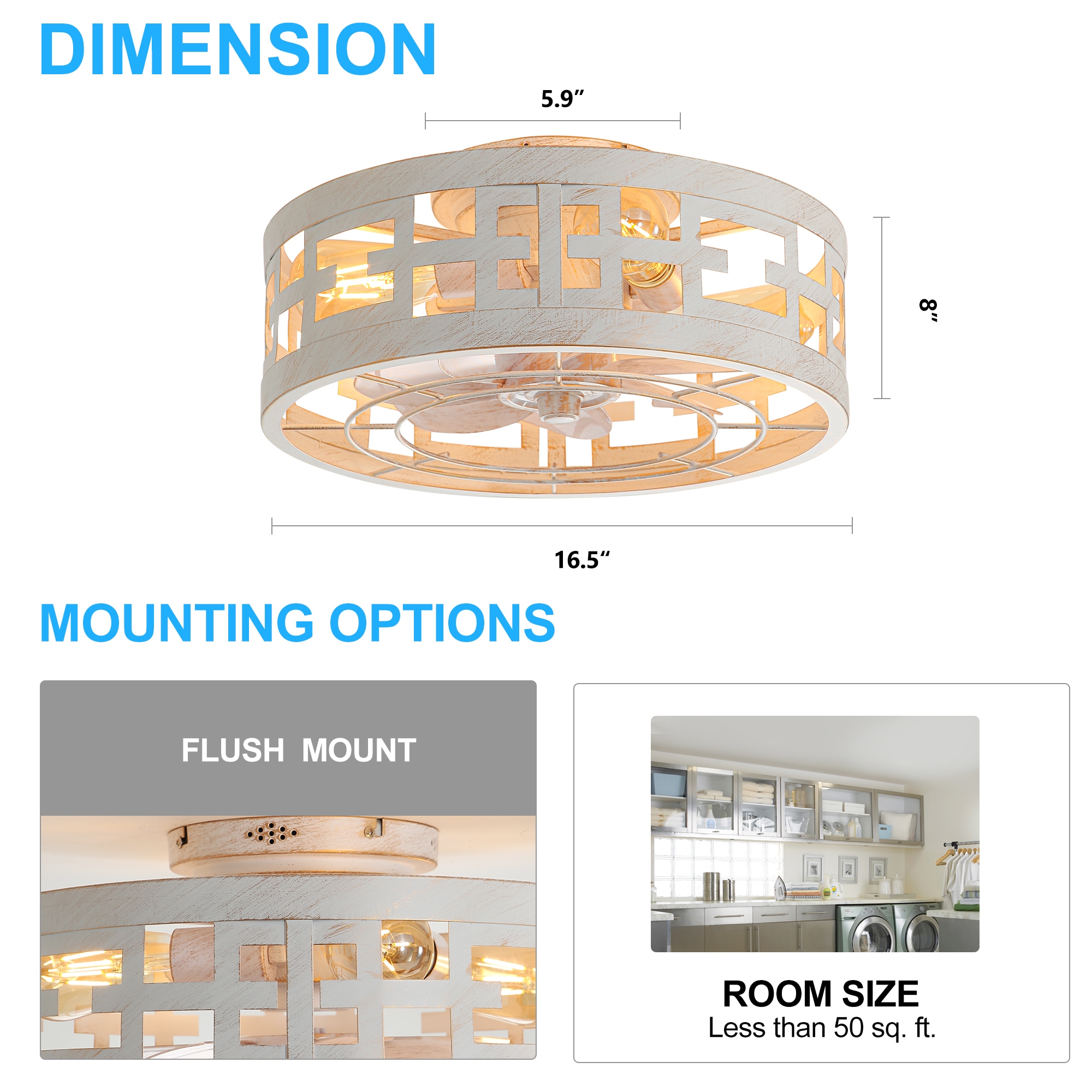 Breezary 35018-WG Ceiling-Fans - View #9