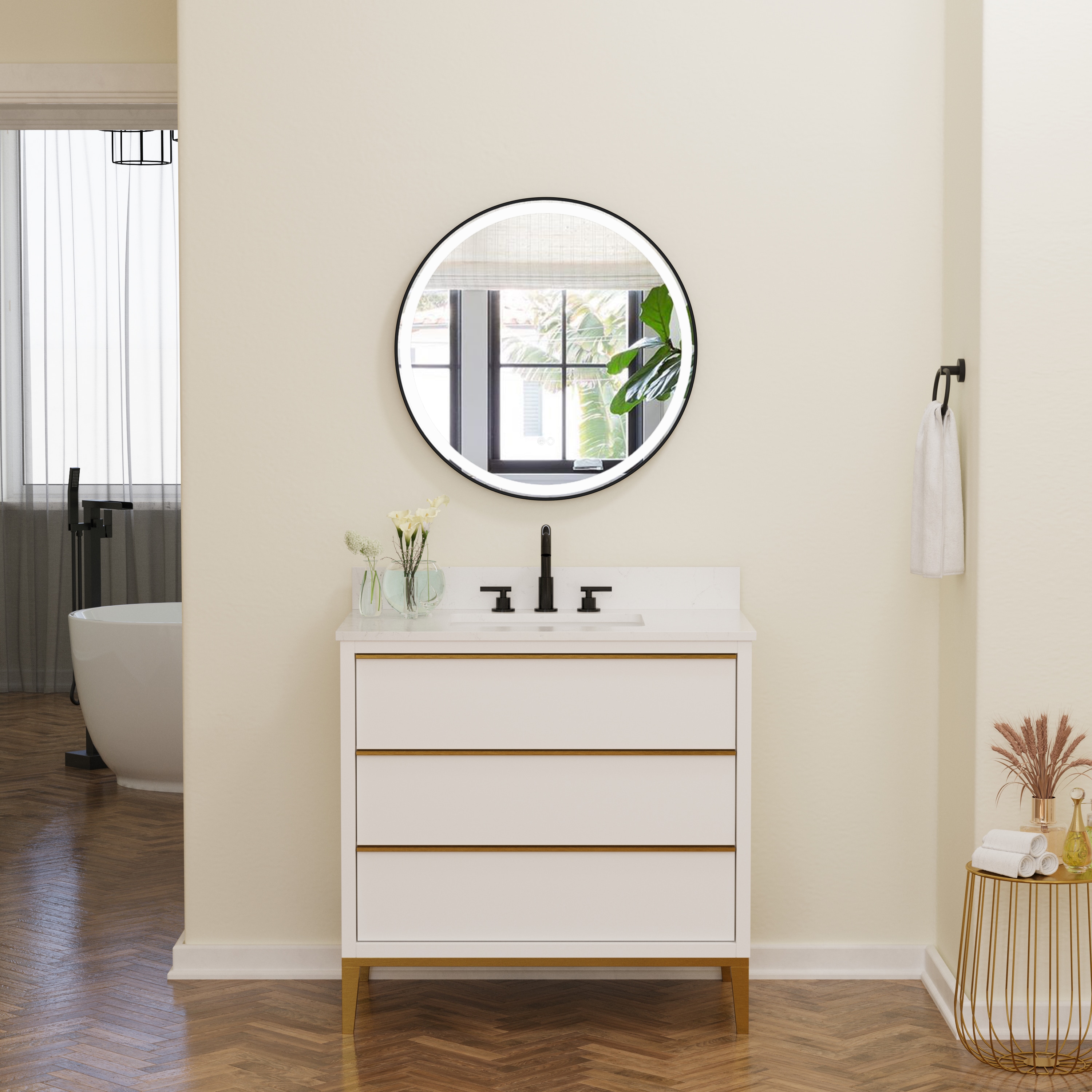 CALVON RC9-2828MB Framed-Bath-Mirrors - View #9